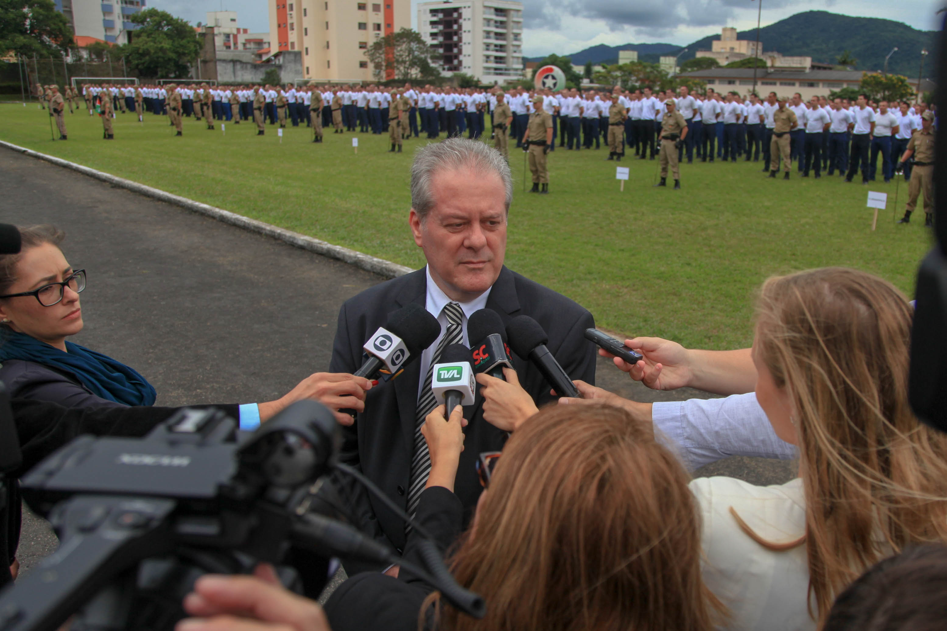 Aula Inaugural de novos Policiais Militares.