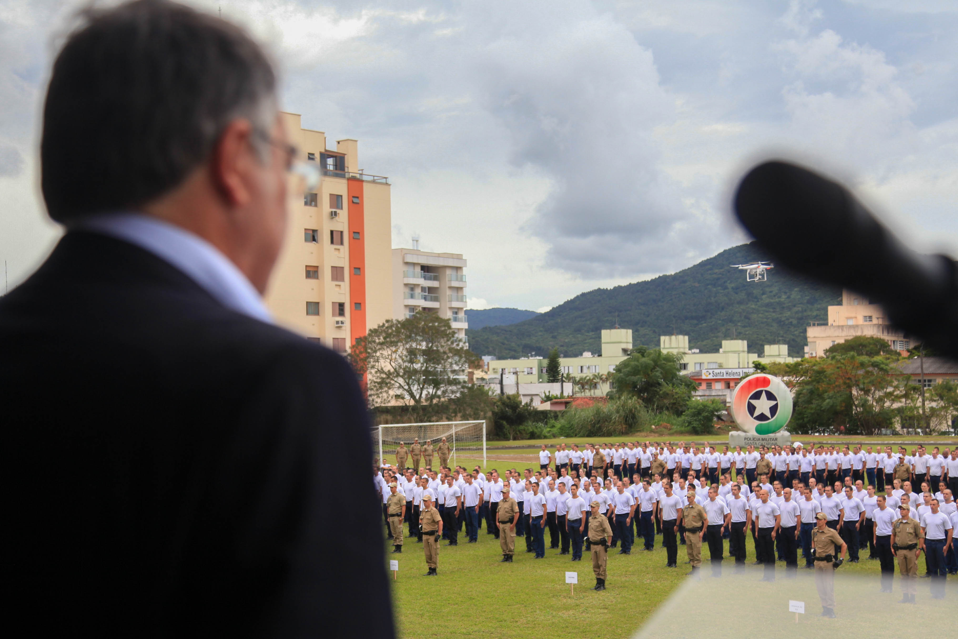 Aula Inaugural de novos Policiais Militares.