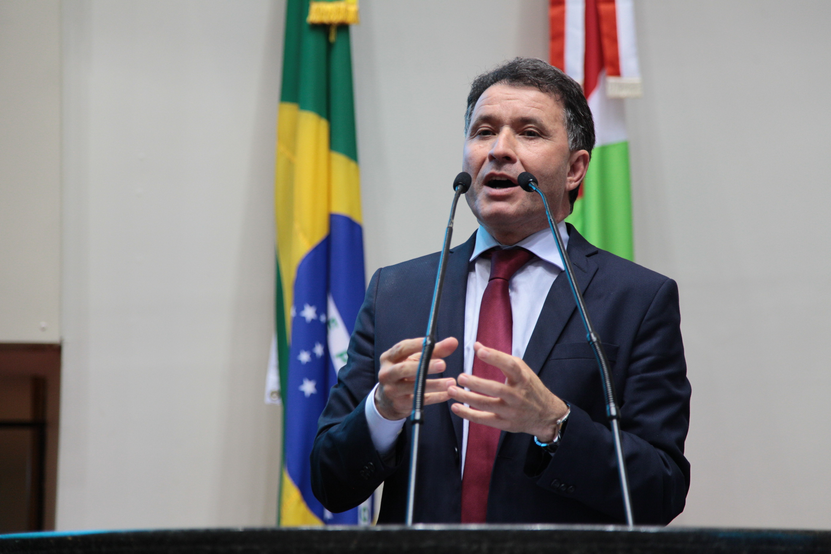Sessão Ordinária.  Deputado Darci de Matos (PSD)   Foto: Solon Soares