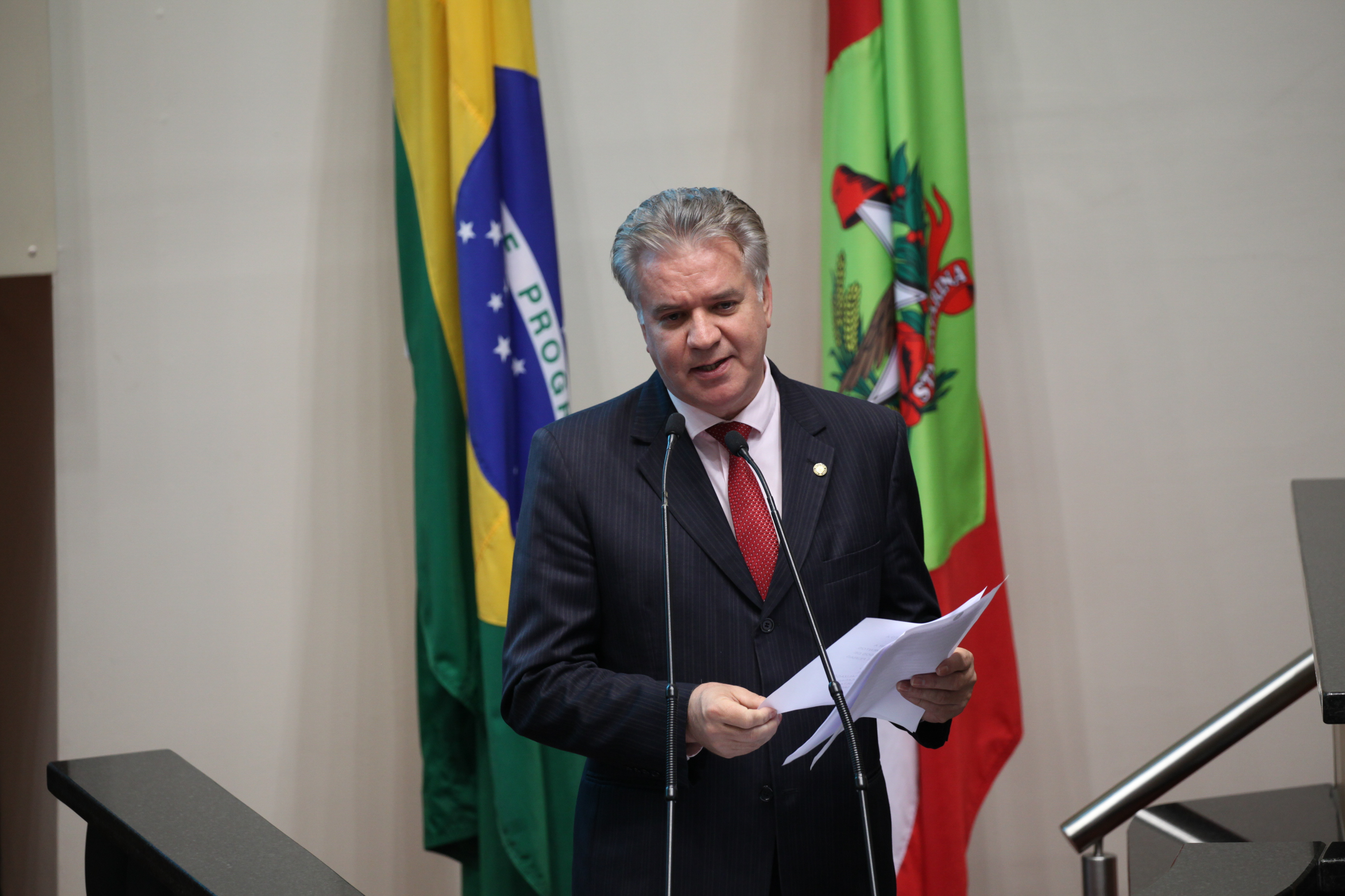 Deputado Cesar Valduga. Sessão Ordinária. Foto: Karina Ferreira
