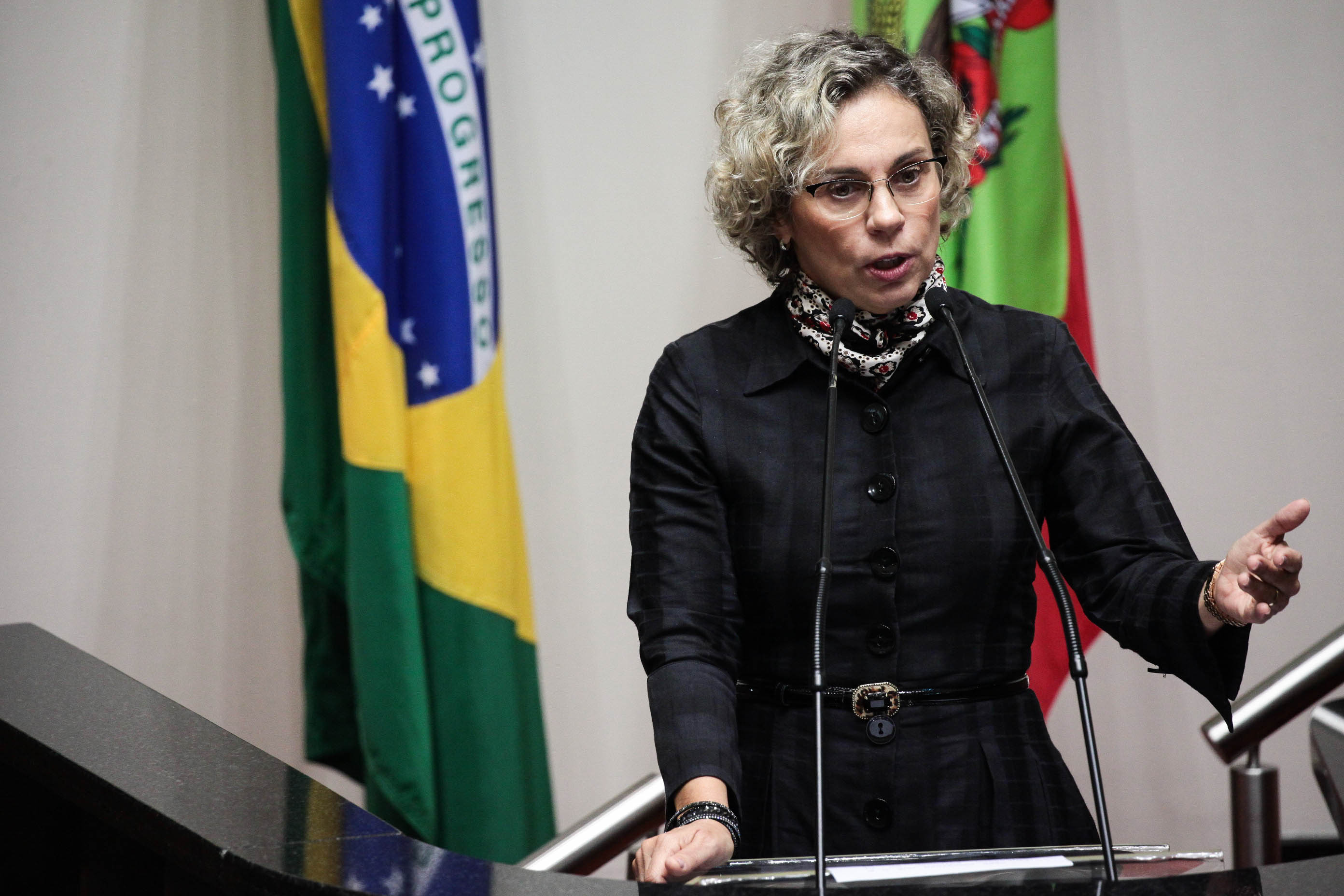 Deputada Ana Paula Lima (PT). Sessão Ordinária. Foto: Vitor Shimomura  / Agência AL