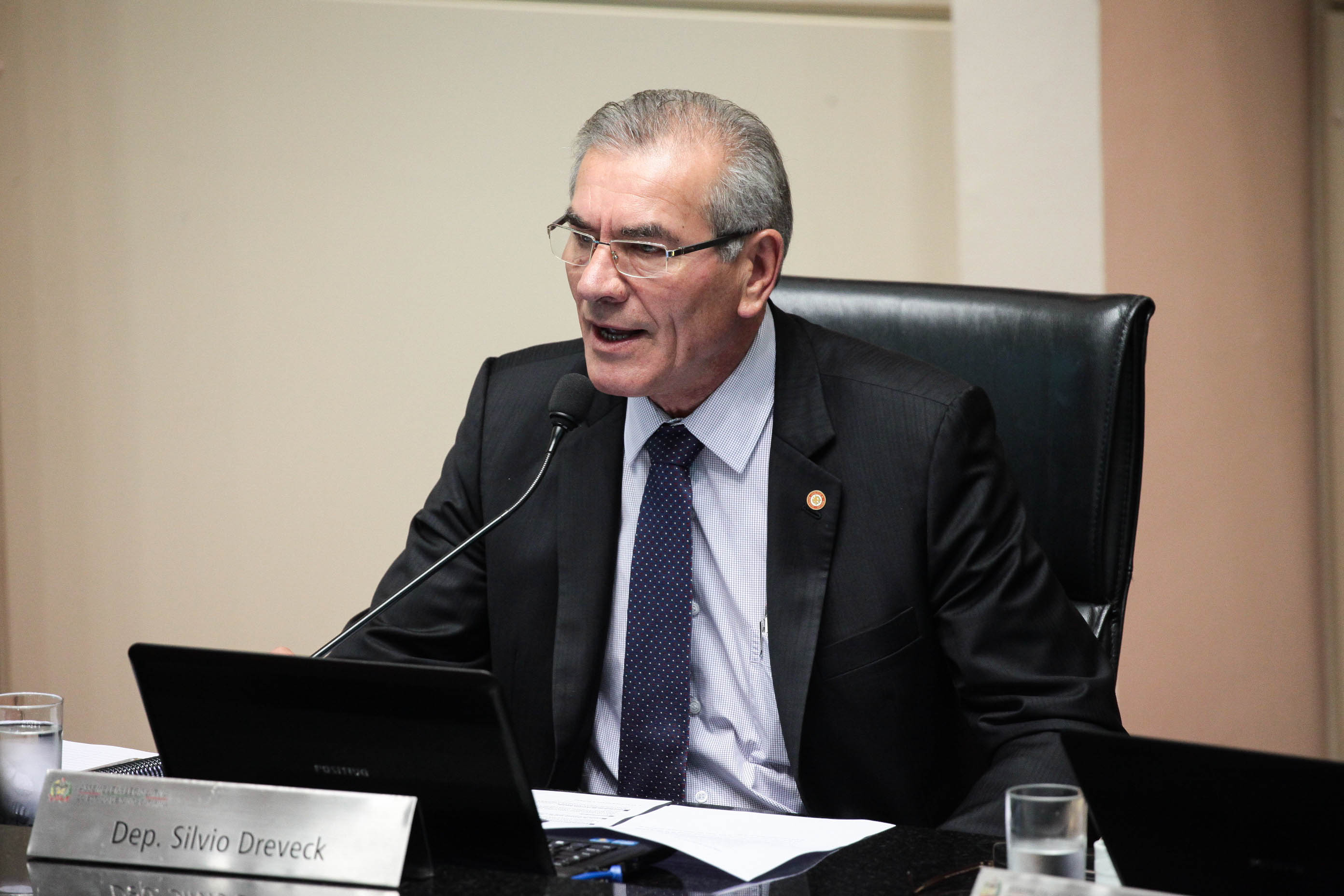 Deputado Silvio Dreveck (PP).  Sessão Ordinária. Foto: Vitor Shimomura  / Agência AL