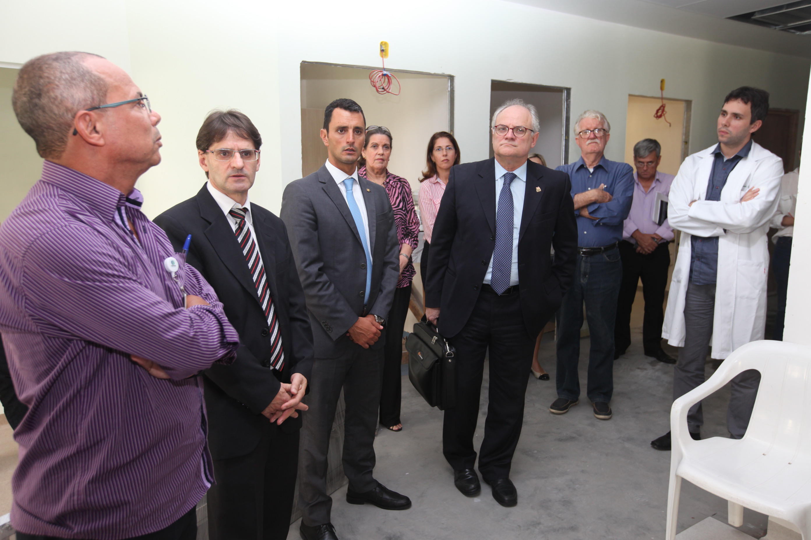 Deputados vistoriam obras no Cepon.