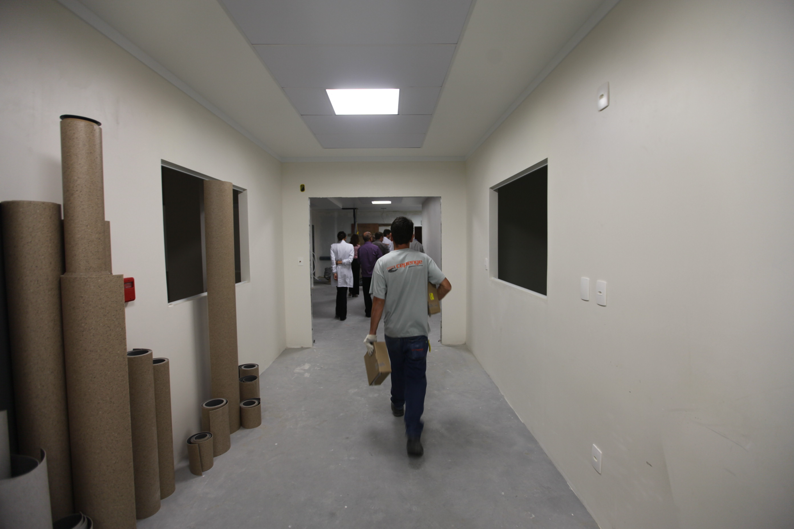 Deputados vistoriam obras no Cepon.