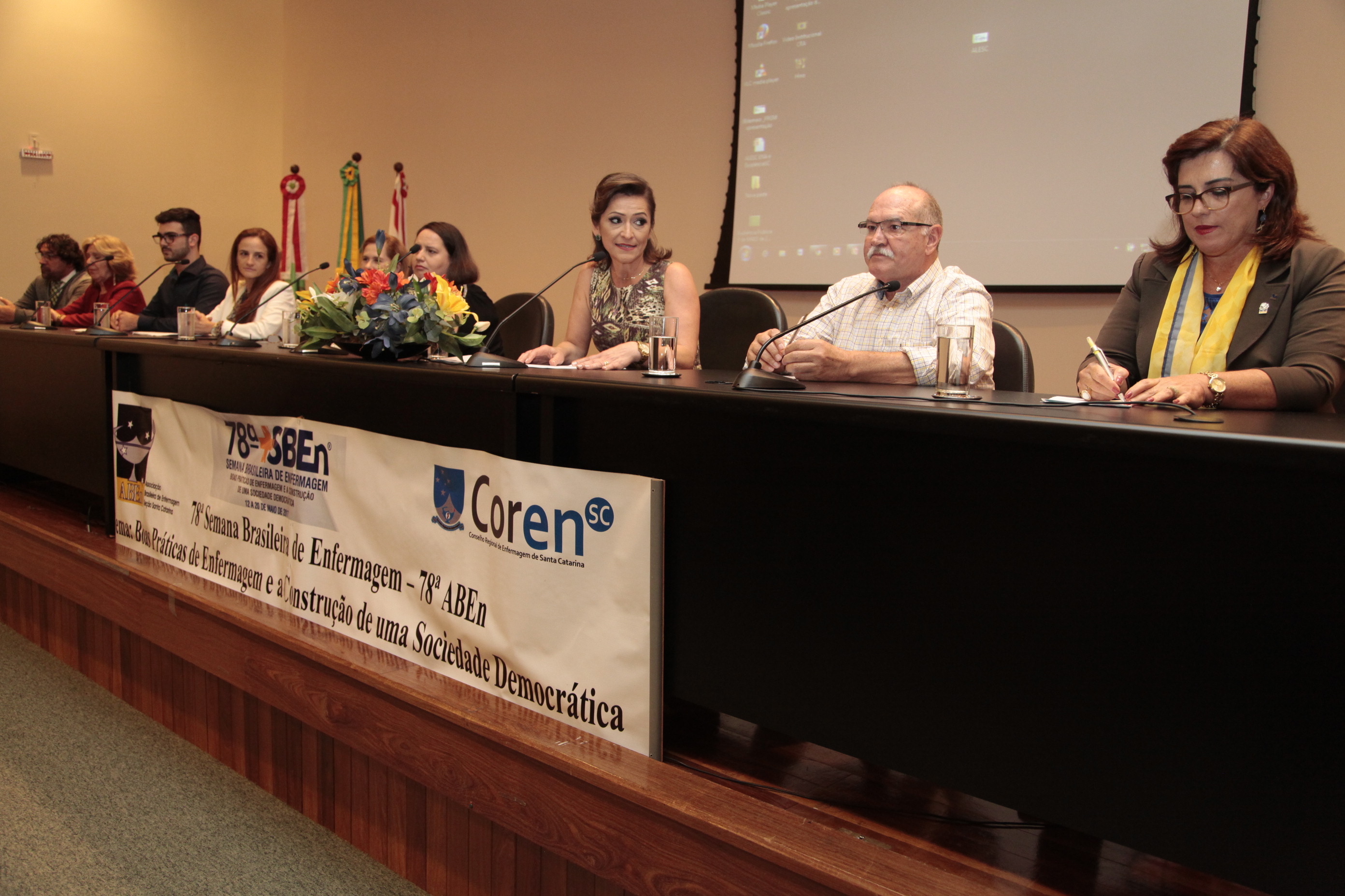 Abertura da 78ª Semana Brasileira de Enfermagem.