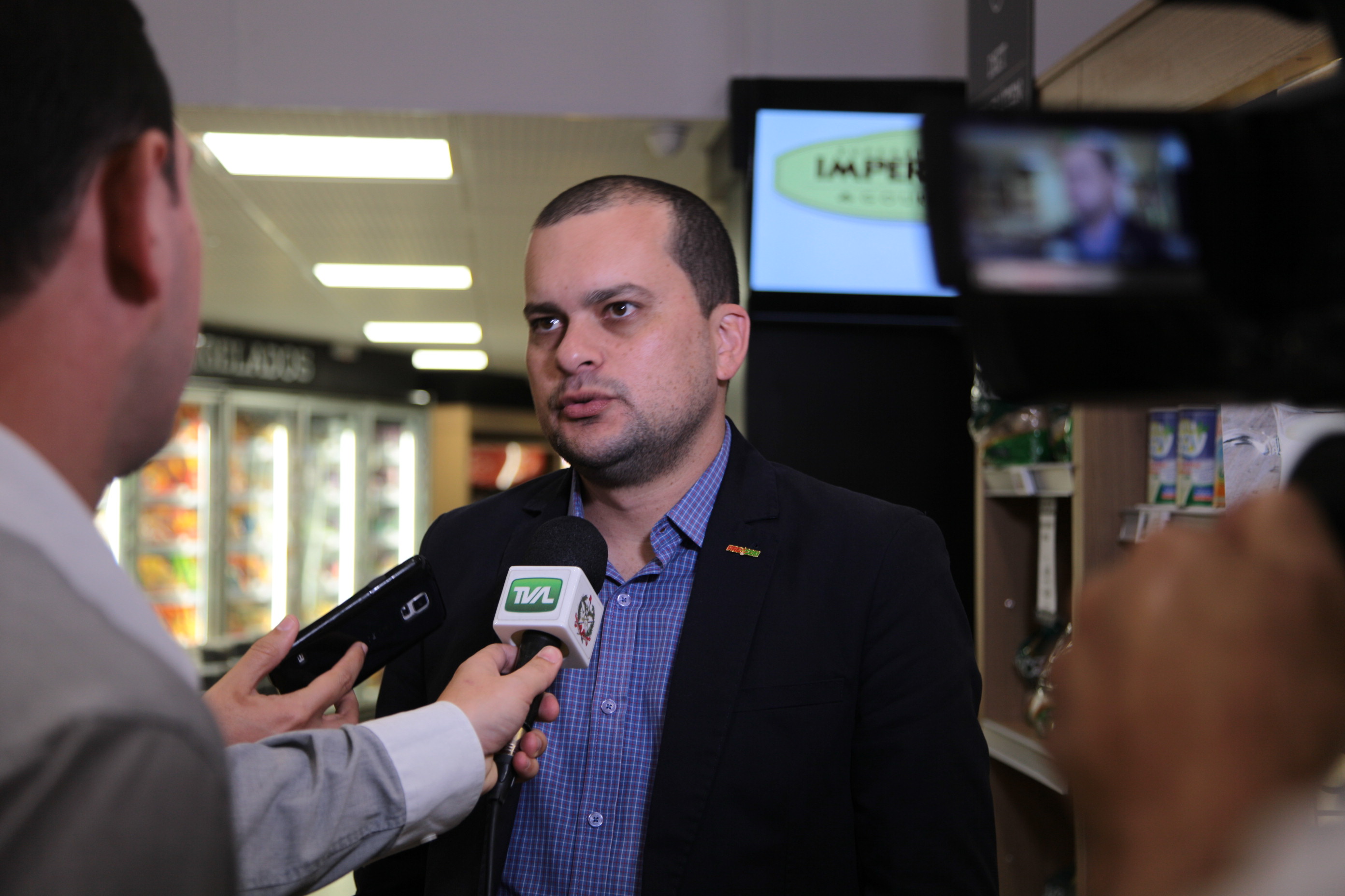 Michael da Silva (PROCON). Campanha de Olho na Validade. Foto: Solon Soares / Agência AL