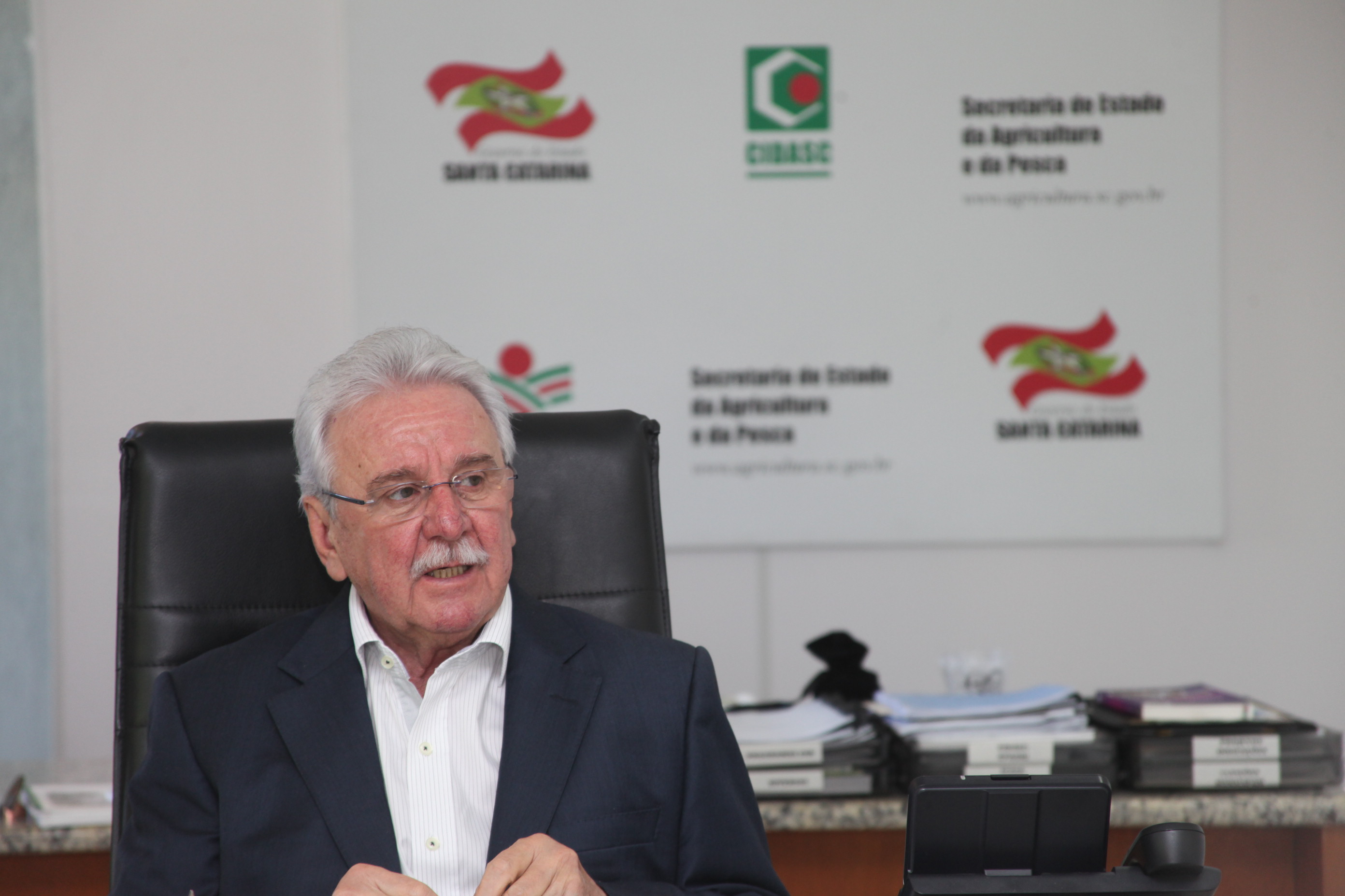 Secretário de Agricultura Moacir Sopelsa Fala Sobre Febre Aftosa