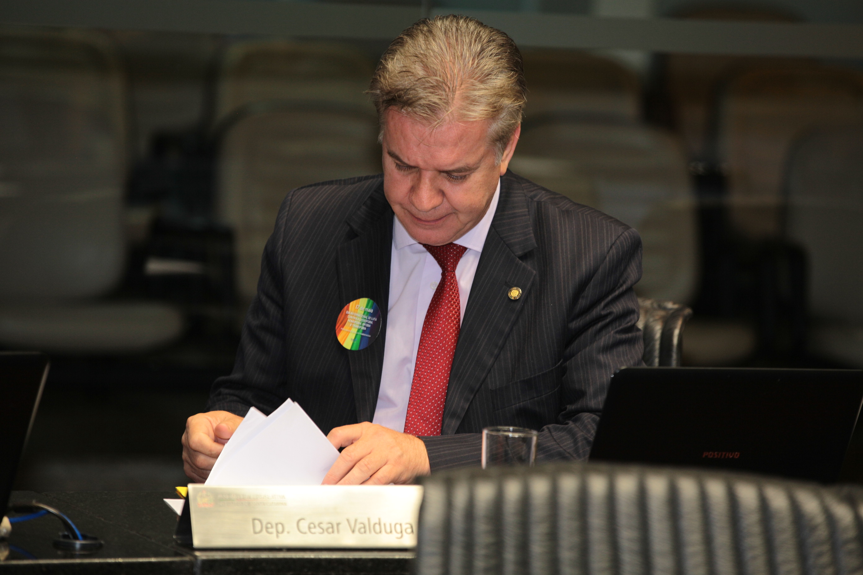 Sessão Ordinária. Deputado César Valduga (PCdoB). Foto: Solon Soares.