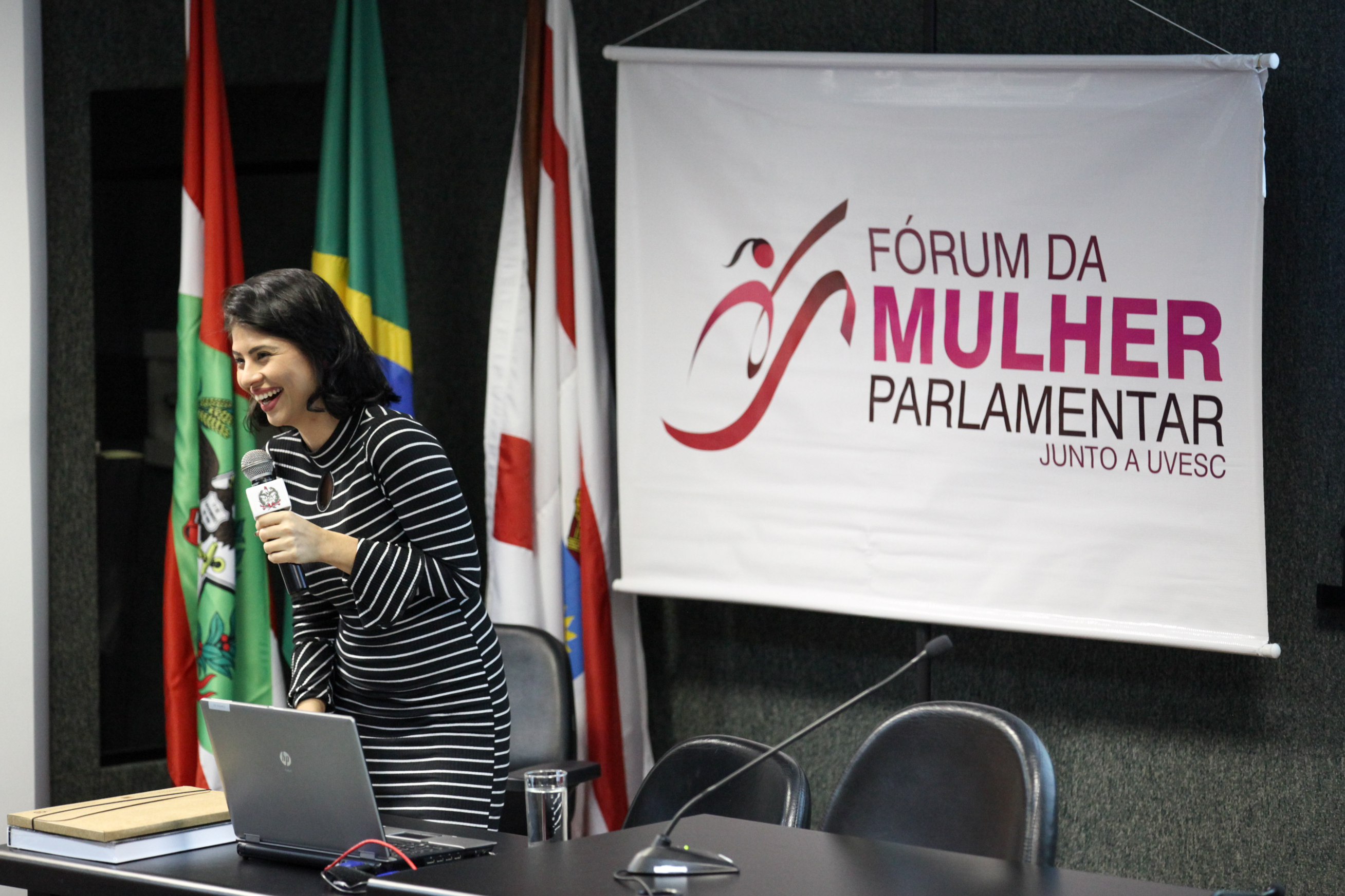 Jéssica Bedin. VIII Encontro das Mulheres Parlamentares. Foto: Karina Ferreira.