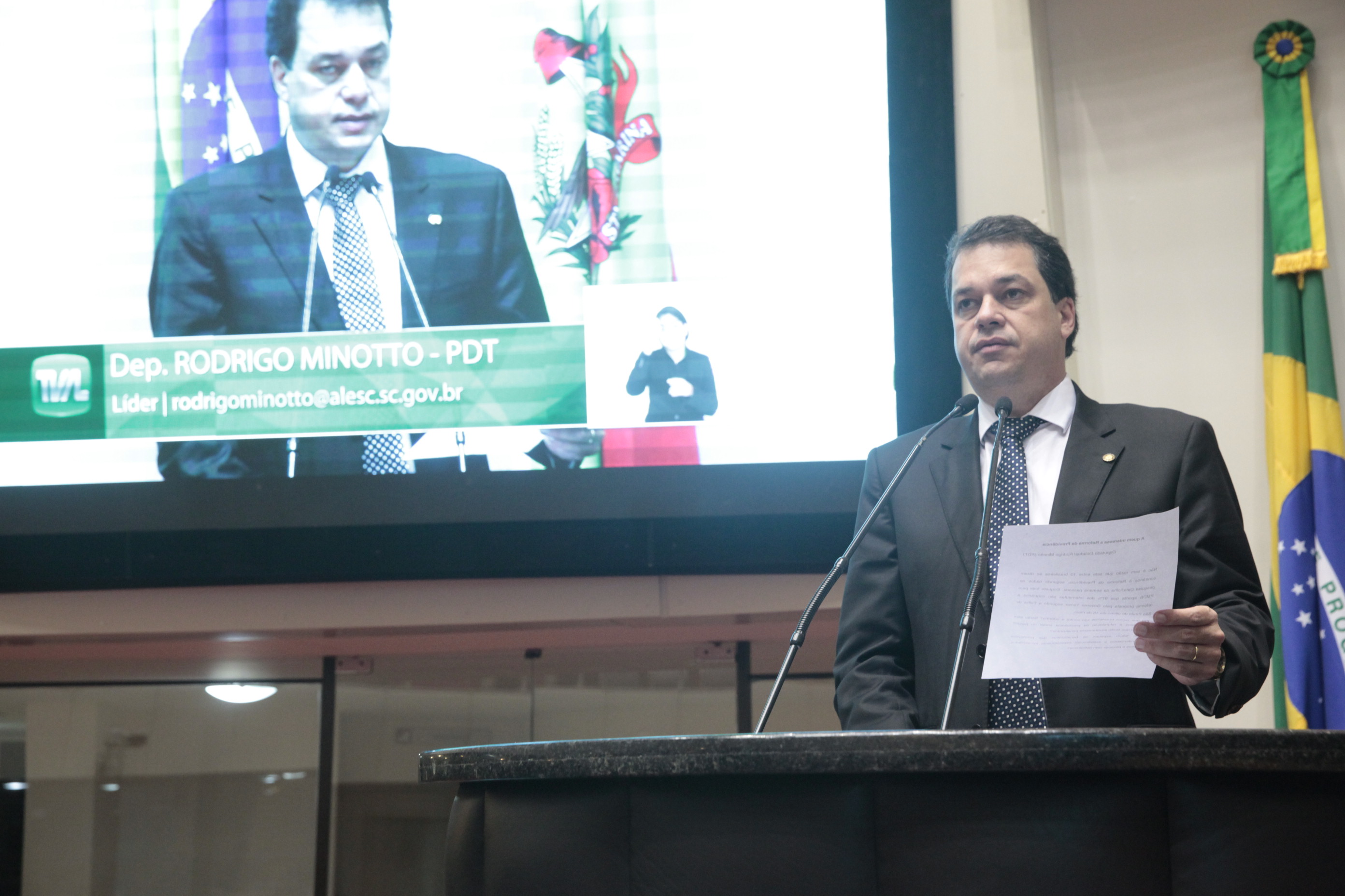 Deputado Rodrigo Minotto (PDT)