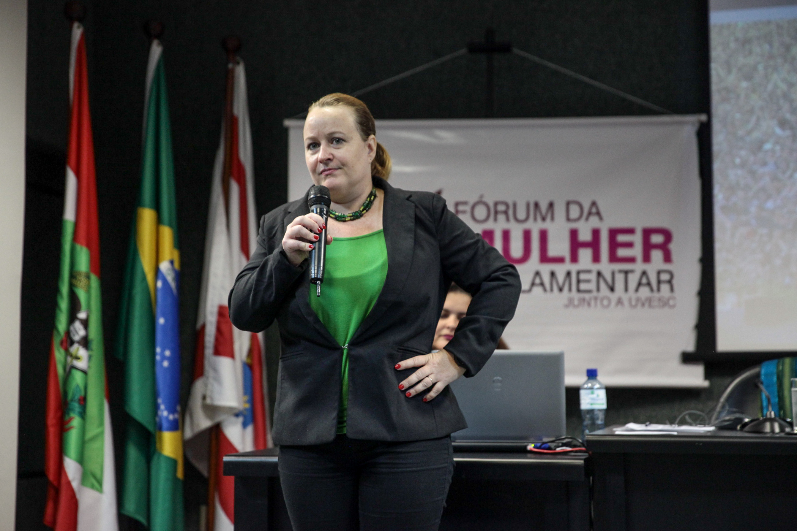 Juliana Germann. VIII Encontro de Mulheres Parlamentares.