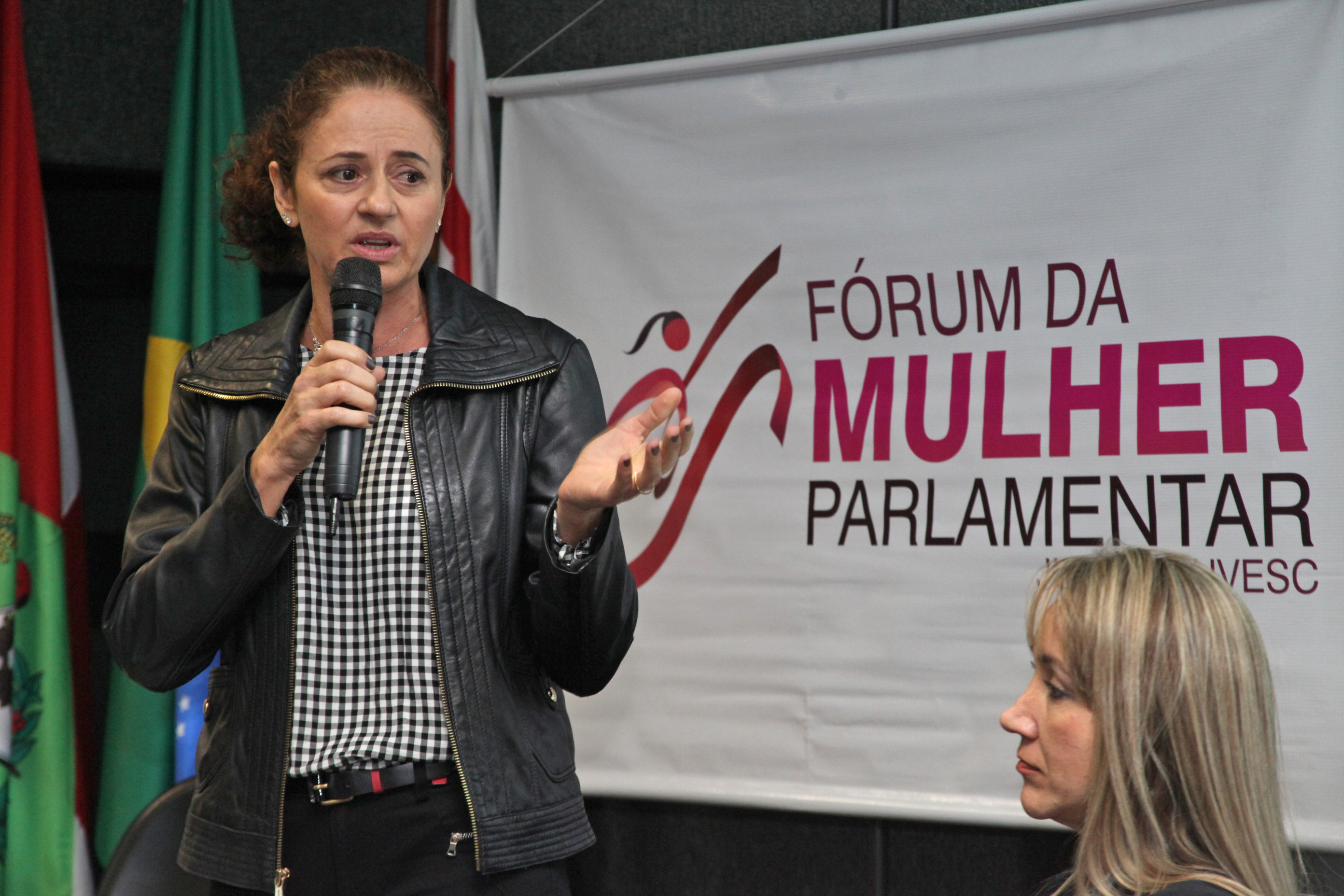 Marlene Fengler - Coordenadora da Escola do Legislativo. VIII Encontro de Mulheres Parlamentares. Foto: Fábio Queiroz / Agência AL