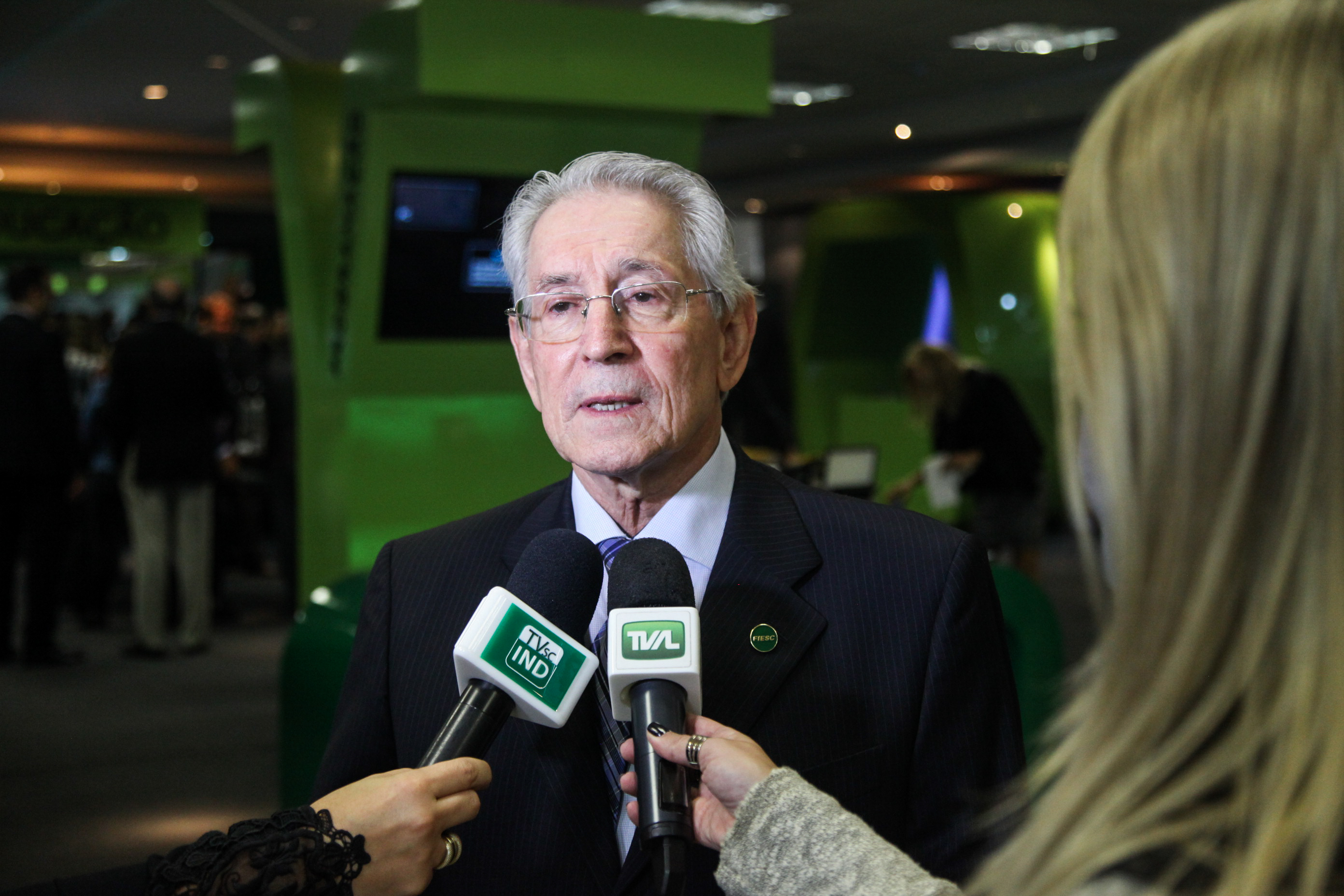 Presidente da FIESC Glauco José Côrte.