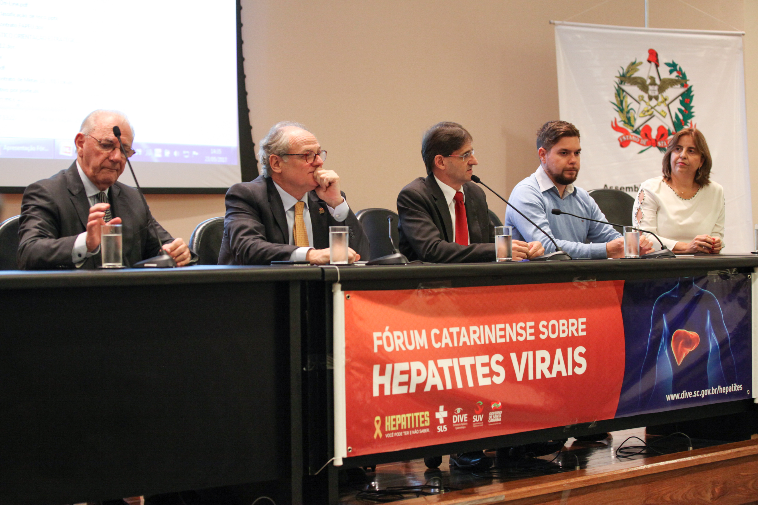 Fórum Catarinense sobre Hepatites Virais.