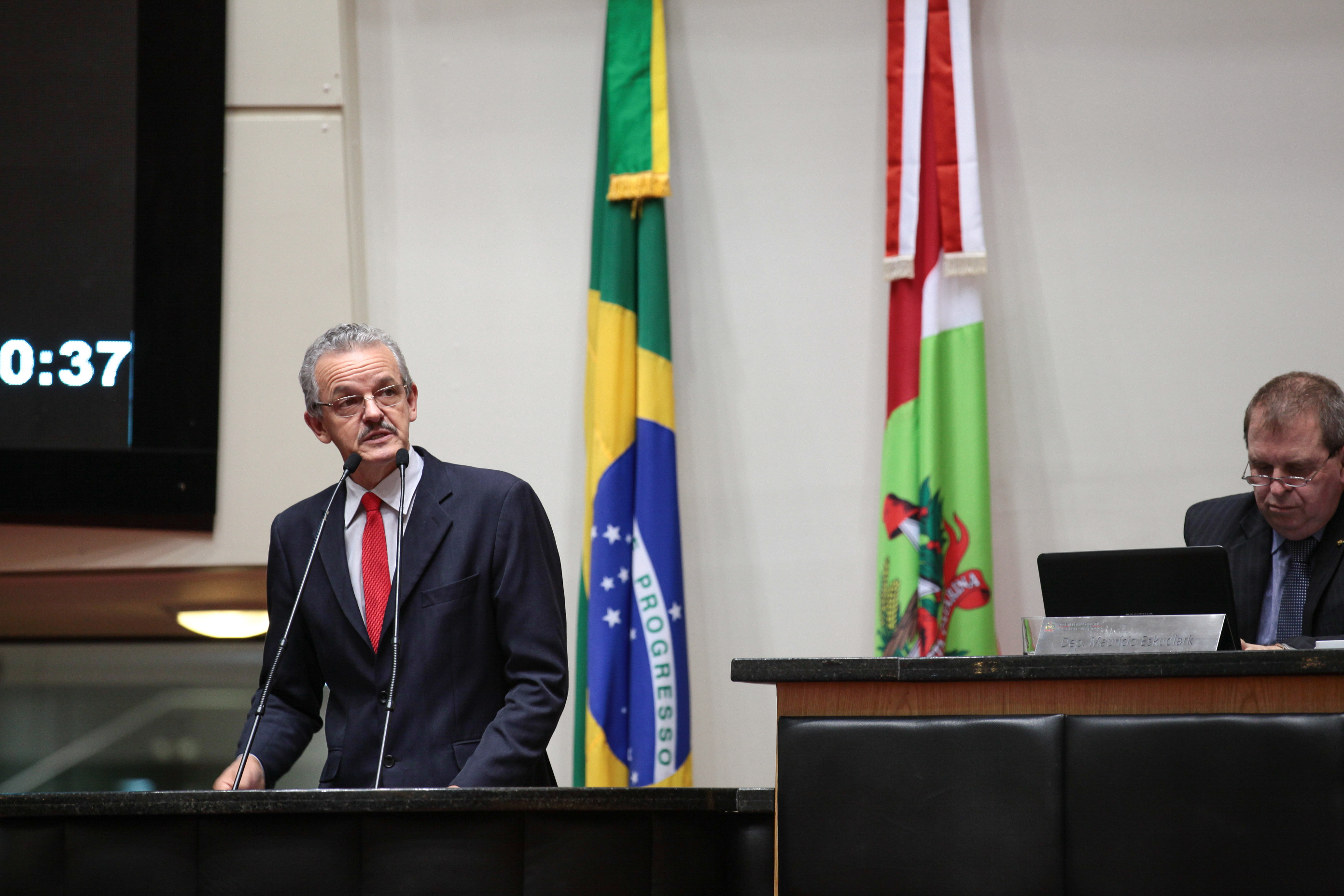 Sessão Ordinária.  Deputado Dirceu Dresch (PT). Foto: Karina Ferreira / Agência AL