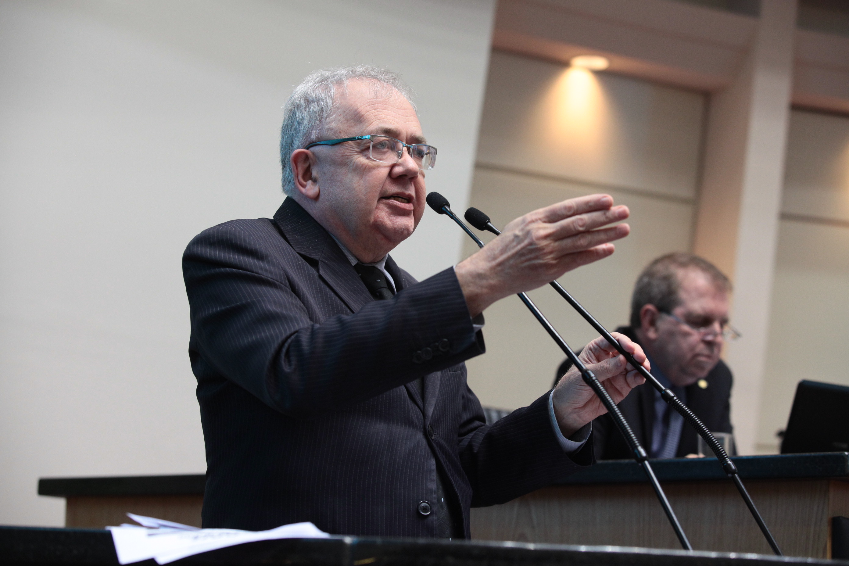 Deputado Fernando Coruja (PMDB). Sessão Ordinária. Foto: Miriam Zomer / Agência AL
