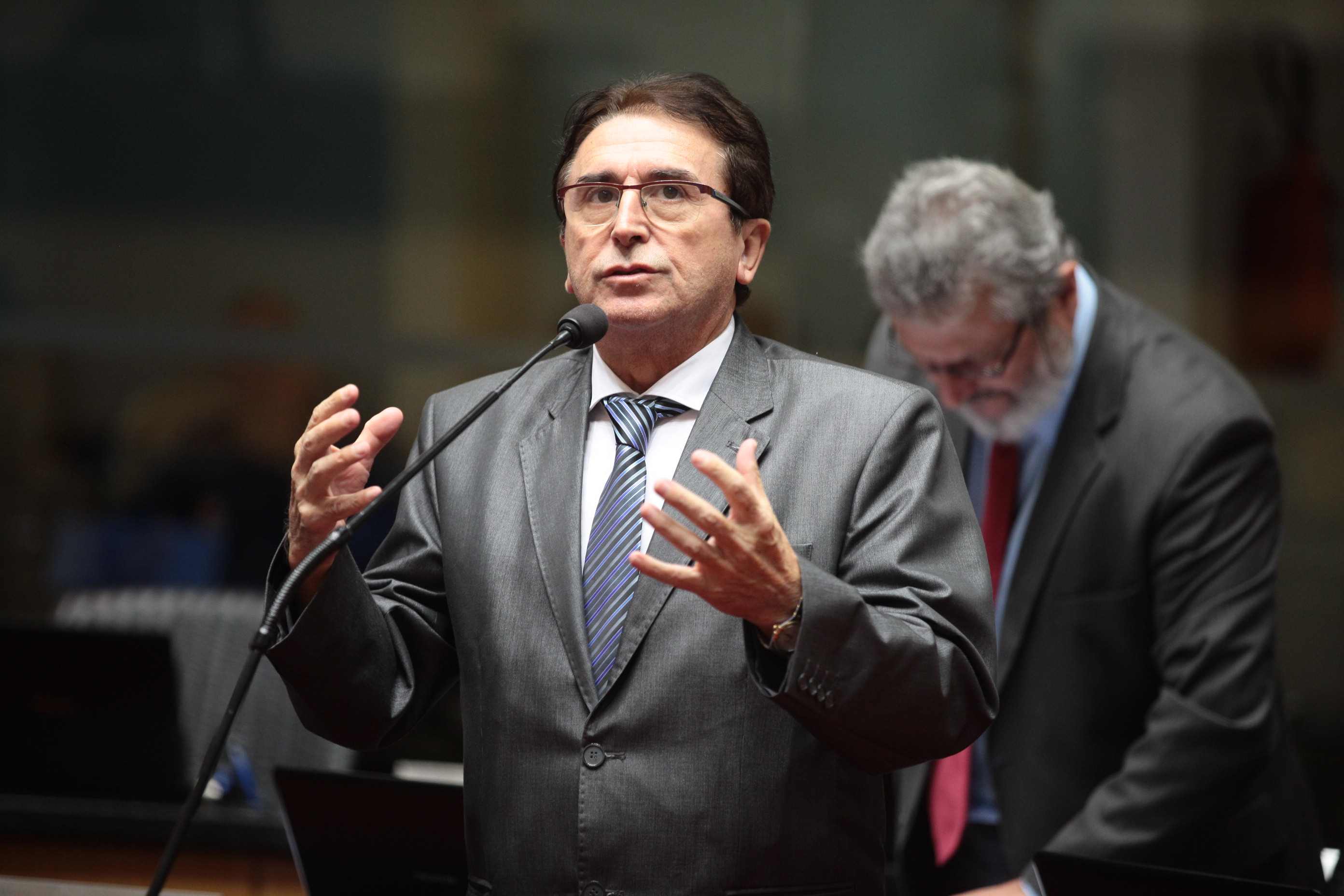 Deputado Antônio Aguiar (PMDB). Sessão Ordinária. Foto: Miriam Zomer / Agência AL