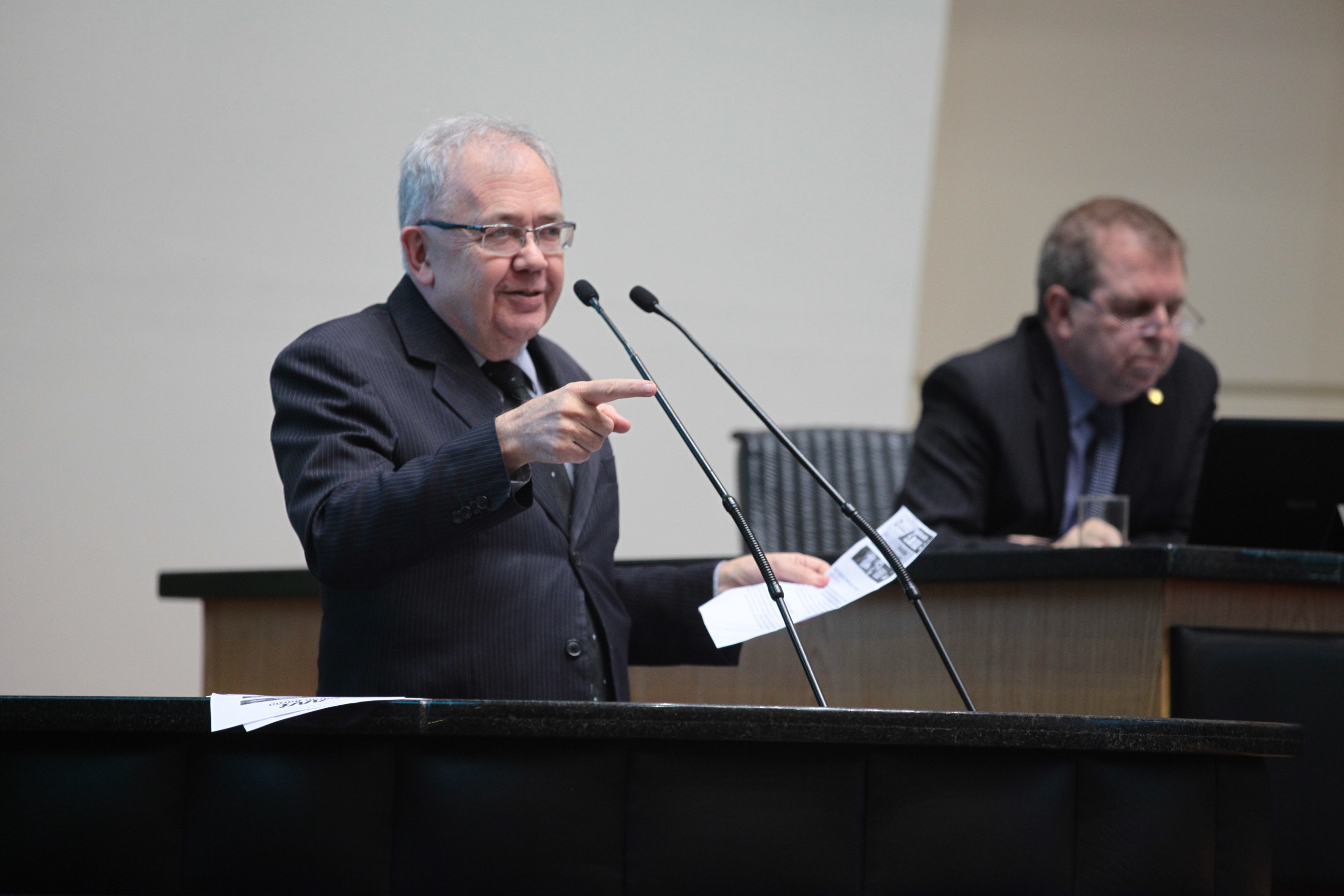 Deputado Fernando Coruja (PMDB). Sessão Ordinária. Foto: Miriam Zomer / Agência AL