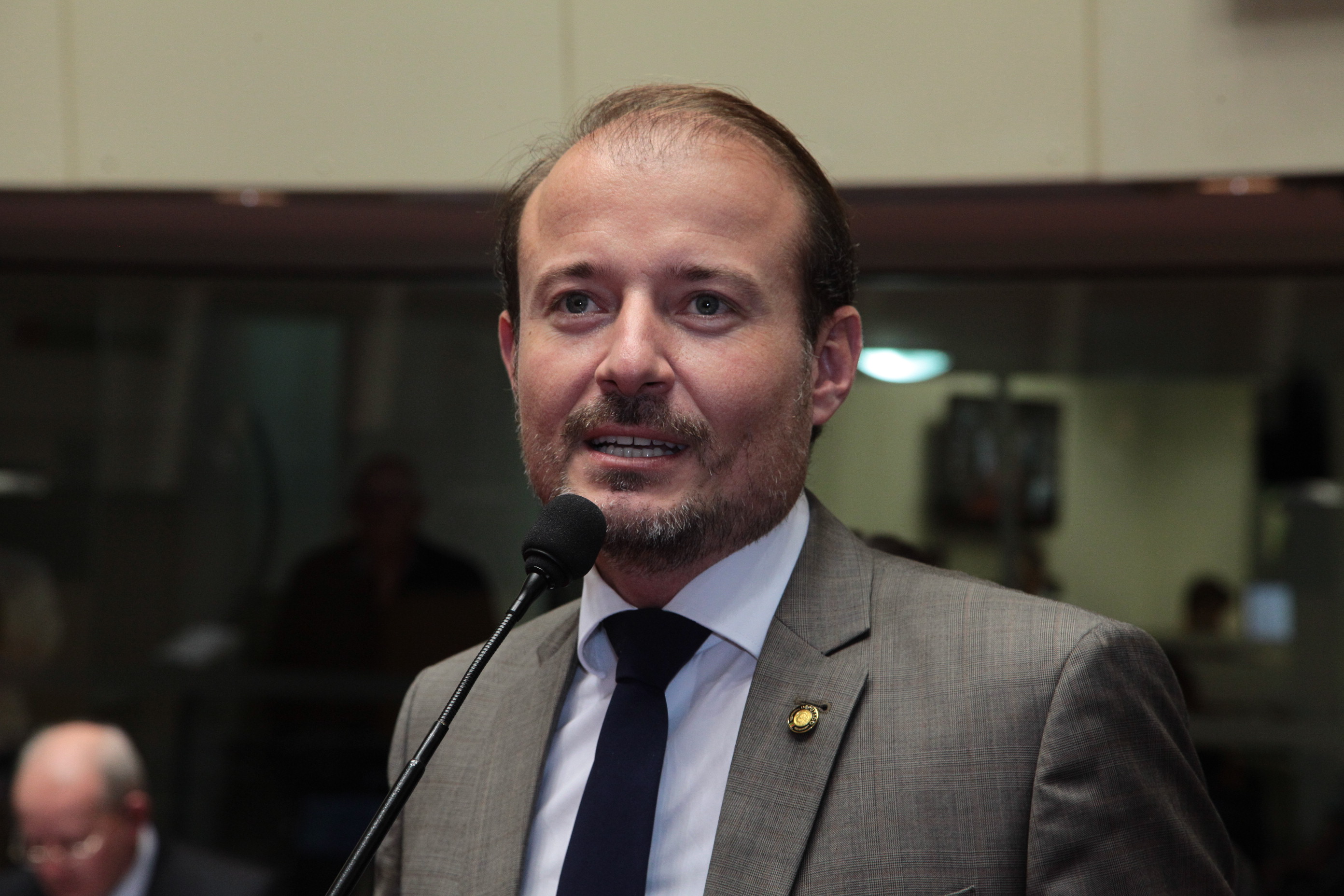 Deputado Gabriel Ribeiro (PSD). Sessão Ordinária. Foto: Solon Soares / Agência AL