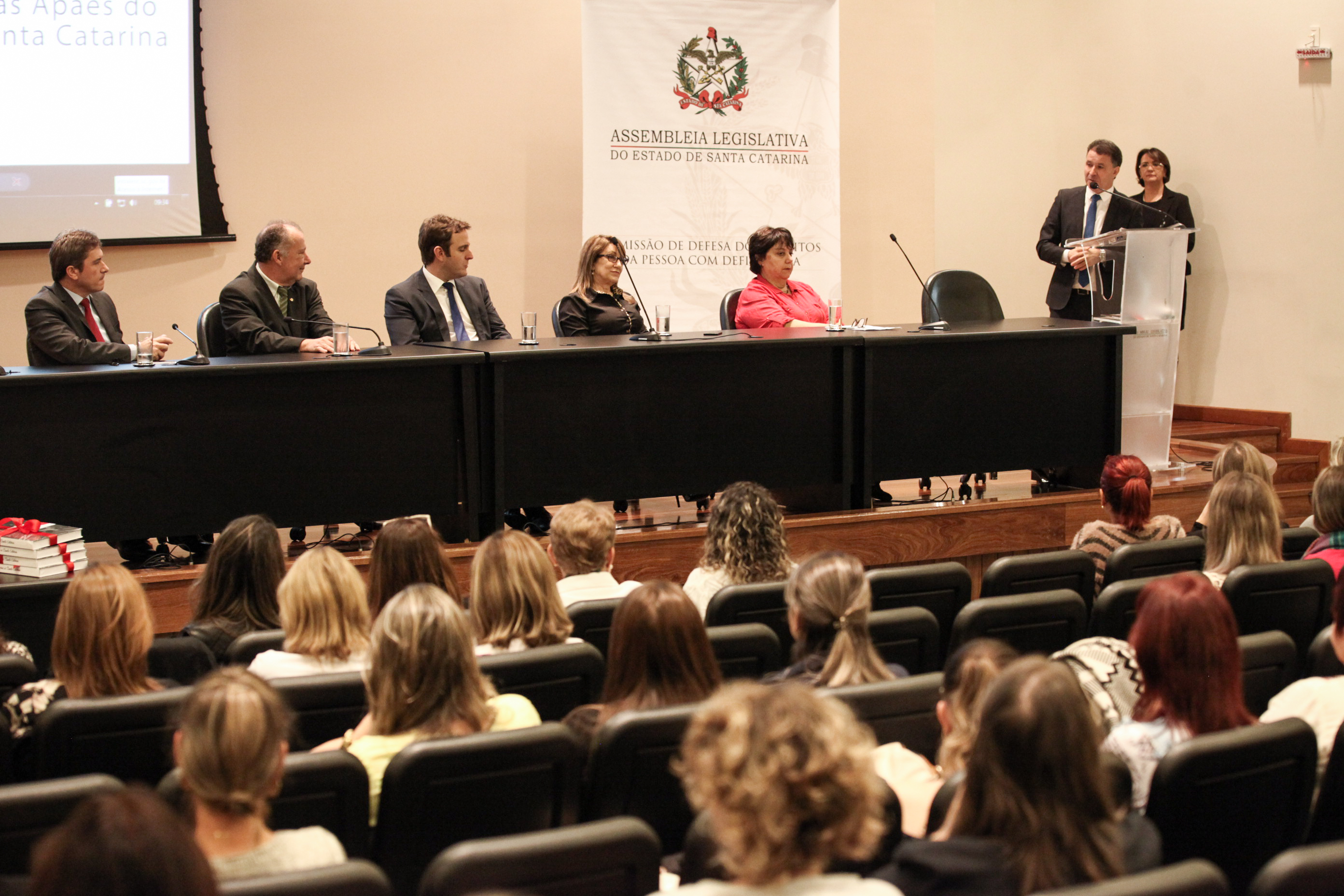 IV Seminário de Saúde e Prevenção das Deficiências das APAEs de Santa Catarina.