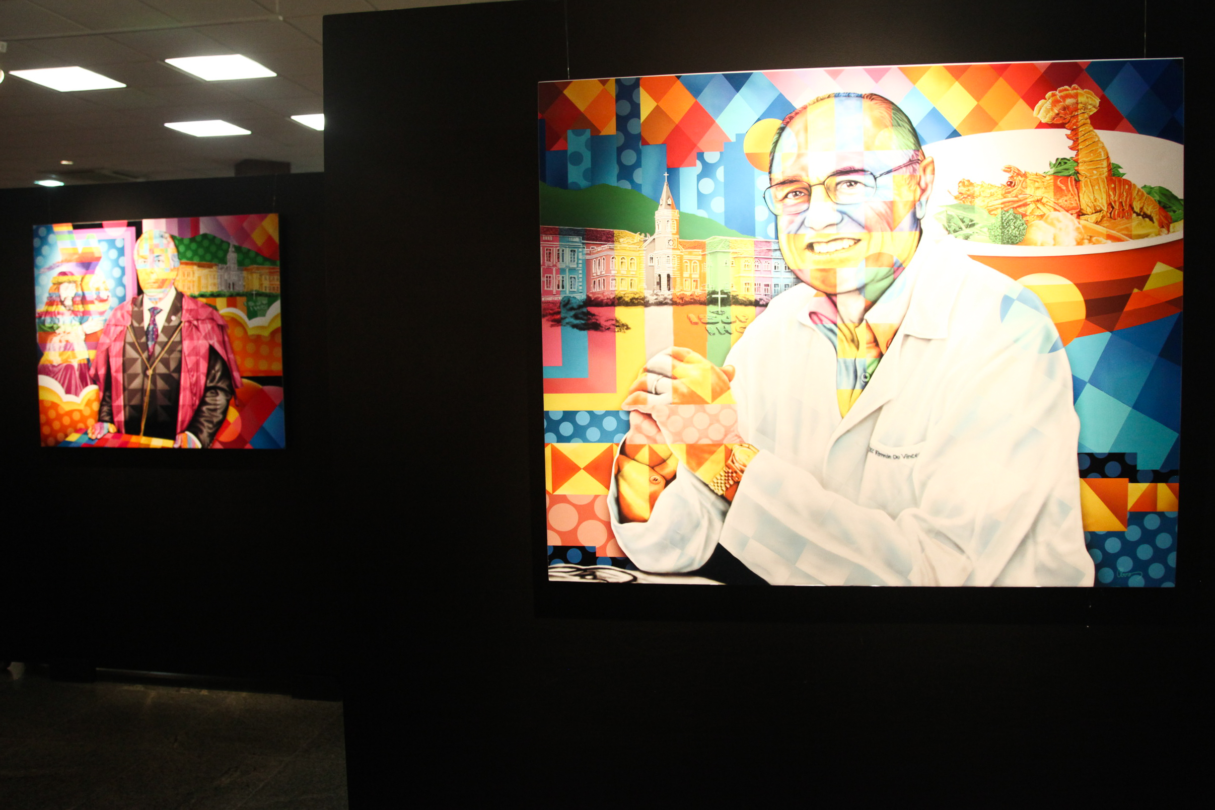 Exposição do artista Clovis Medeiros.