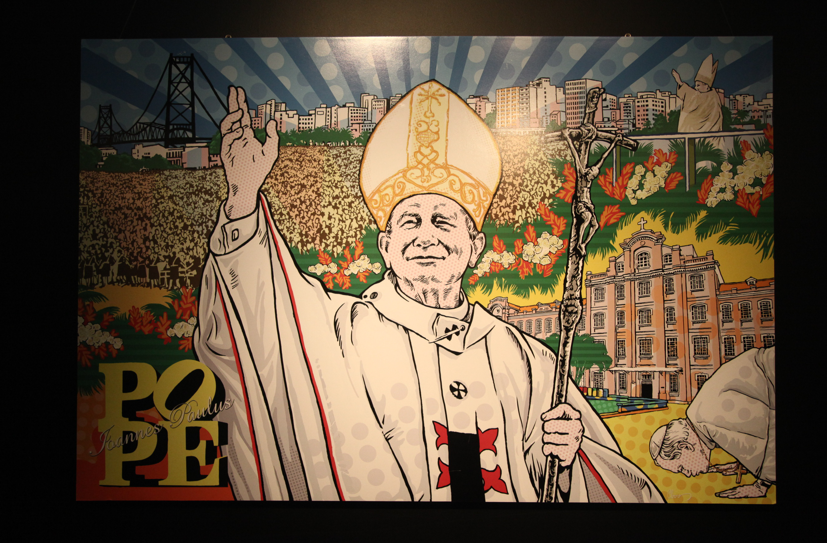 Exposição do artista Clovis Medeiros.