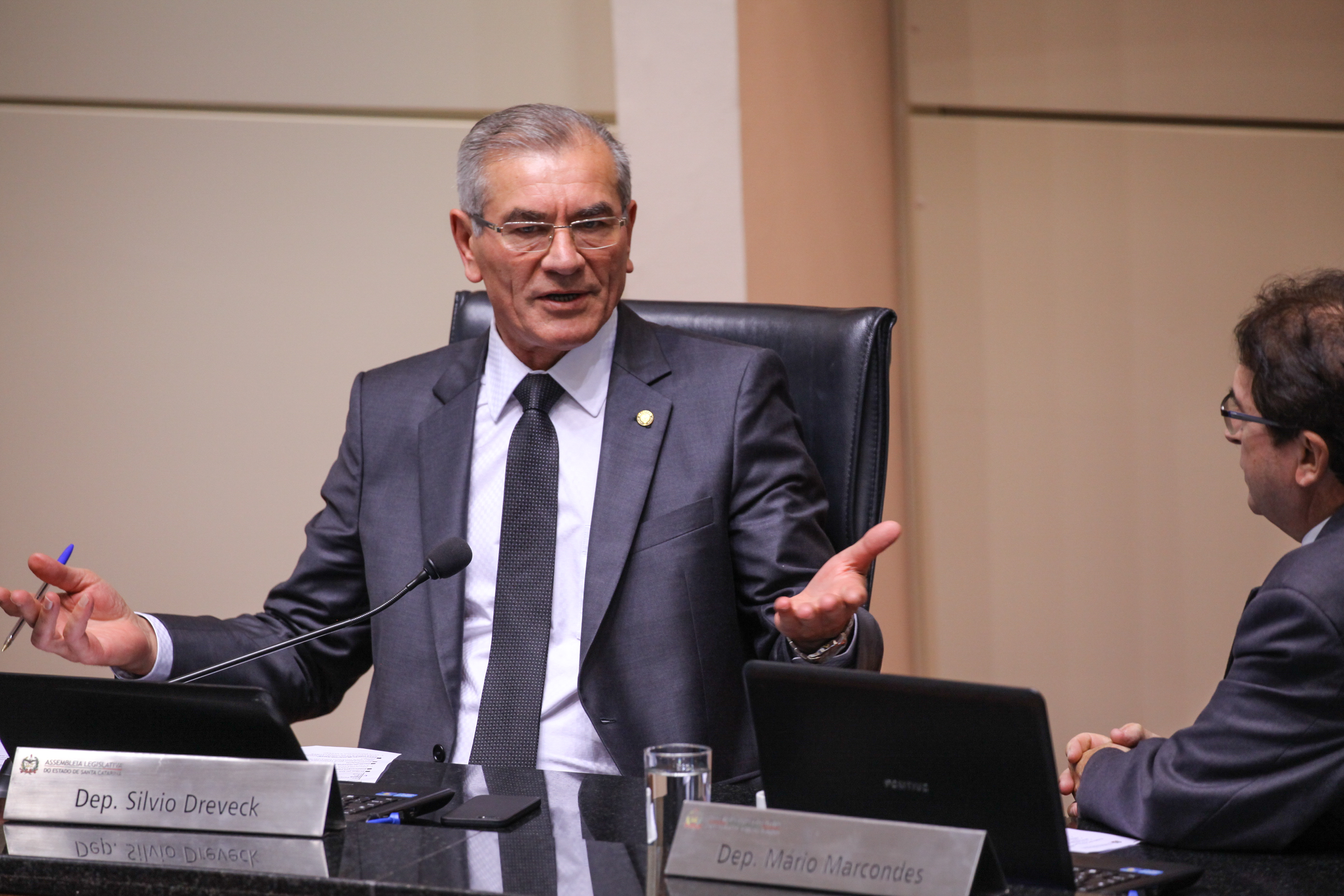Sessão Ordinária. Deputado Silvio Dreveck (PP). Foto: Karina Ferreira / Agência AL