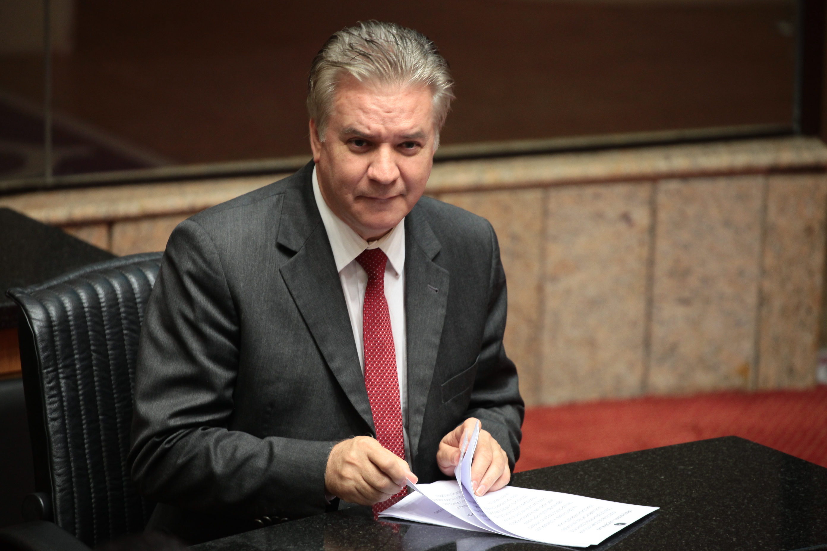 Sessão Ordinária. Deputado César Valduga (PCdoB). Foto: Miriam Zomer / Agência AL