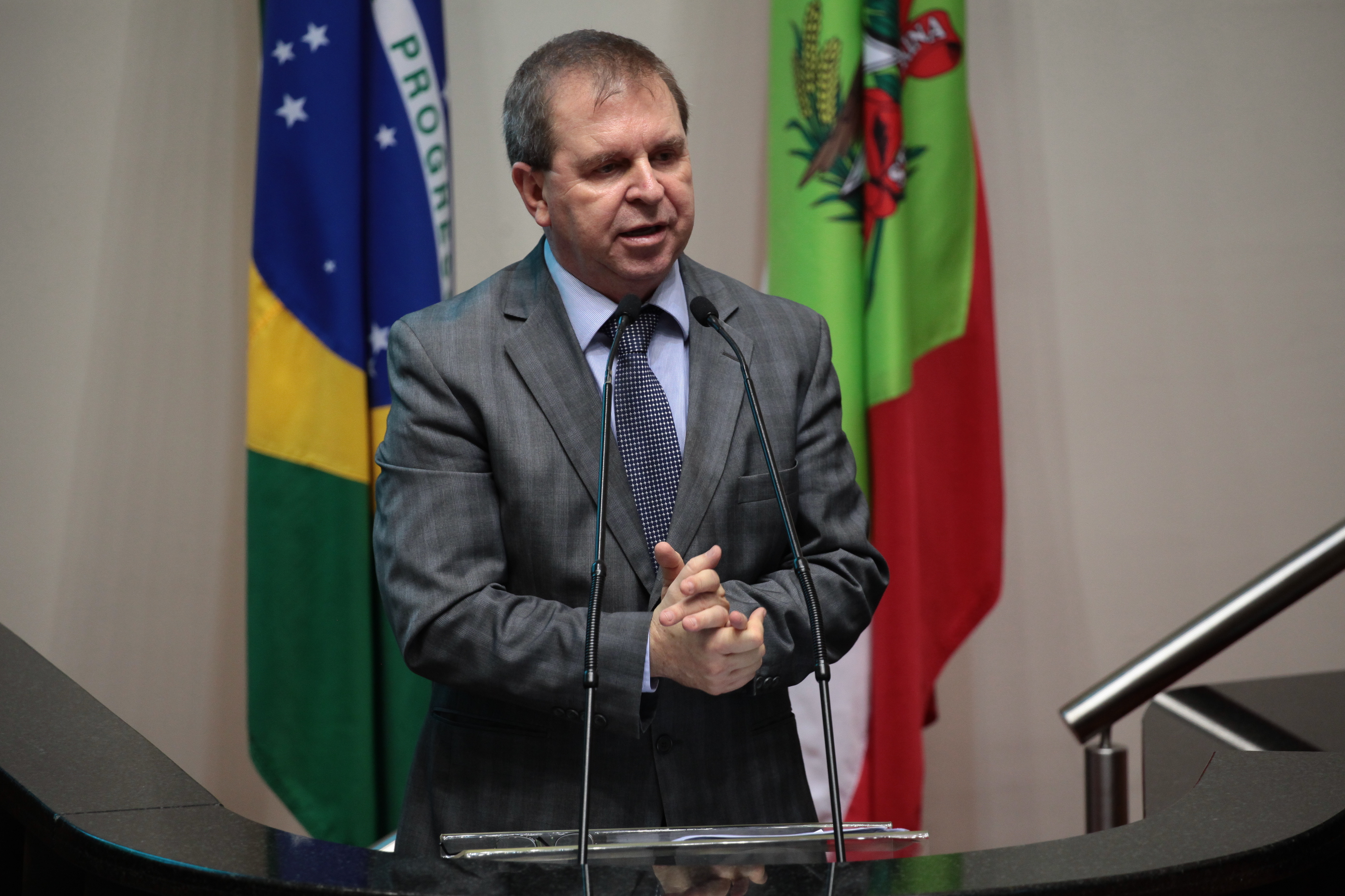 Sessão Ordinária. Deputado Maurício Eskudlark (PR). Foto: Miriam Zomer / Agência AL