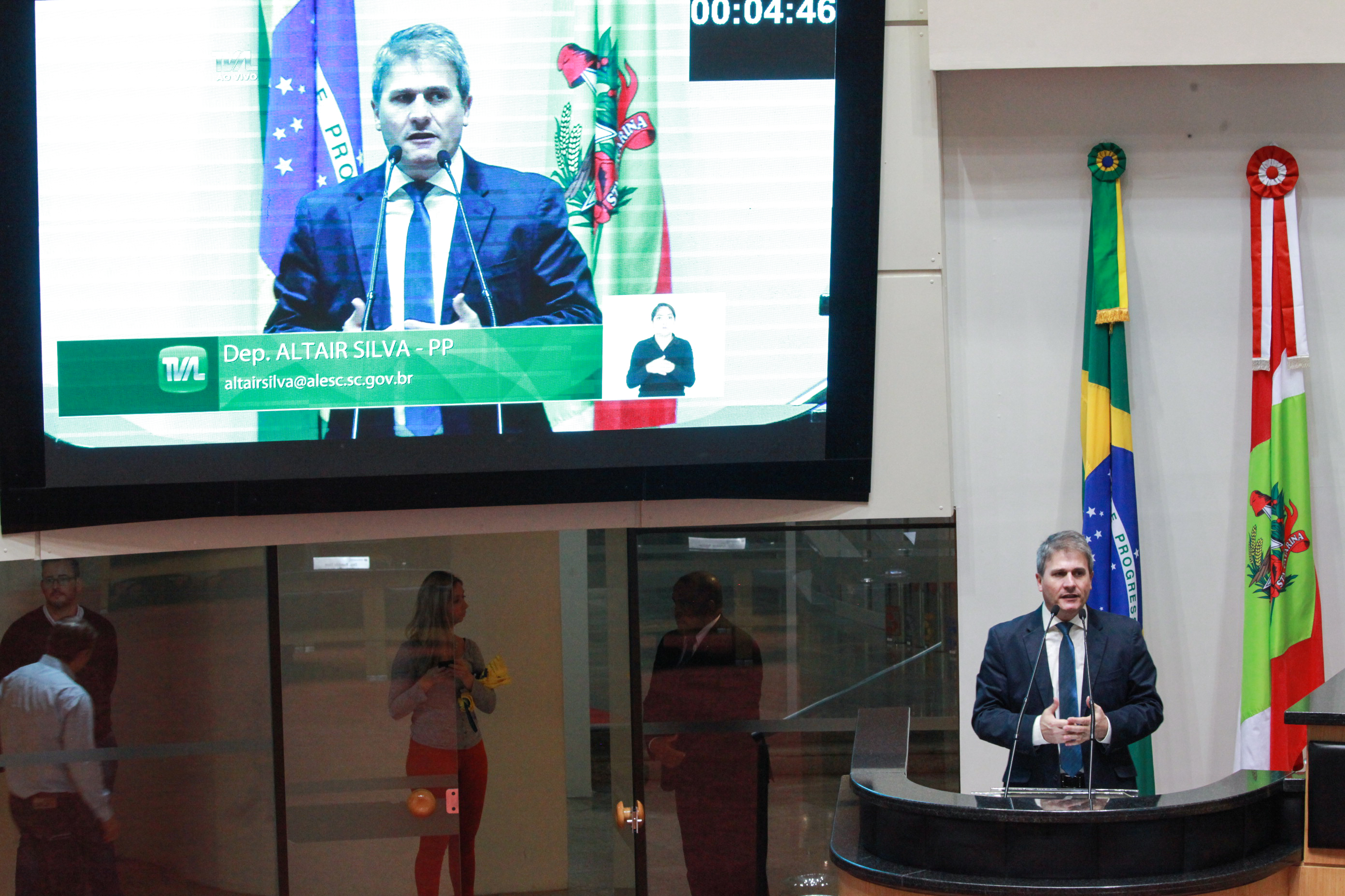 Deputado Altair Silva (PP). Sessão Ordinária.