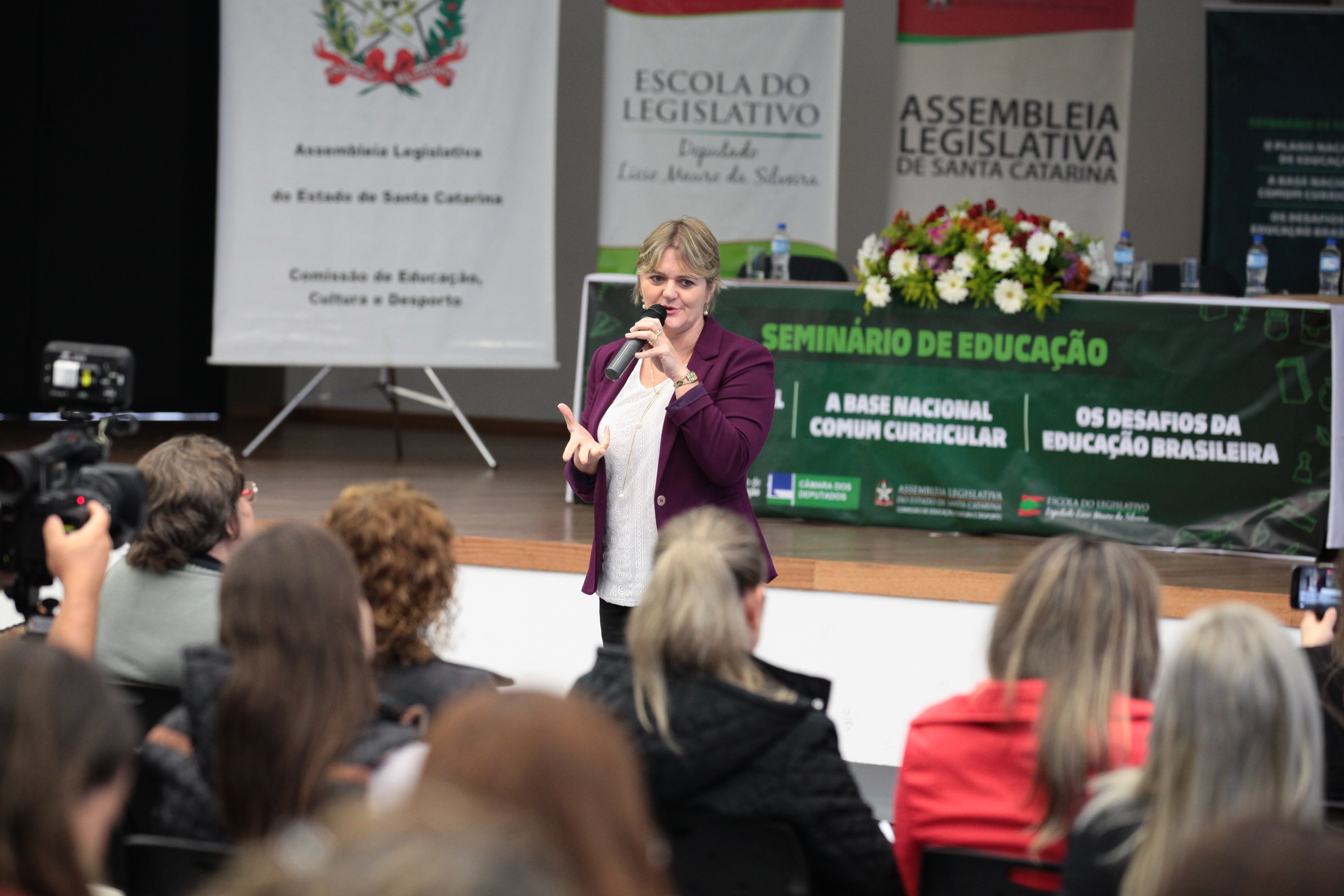 Seminário OPME, a BNDCC e os Desafios da Educação Brasileira - Turvo SC - Deputada Luciane Carminatti (PT)