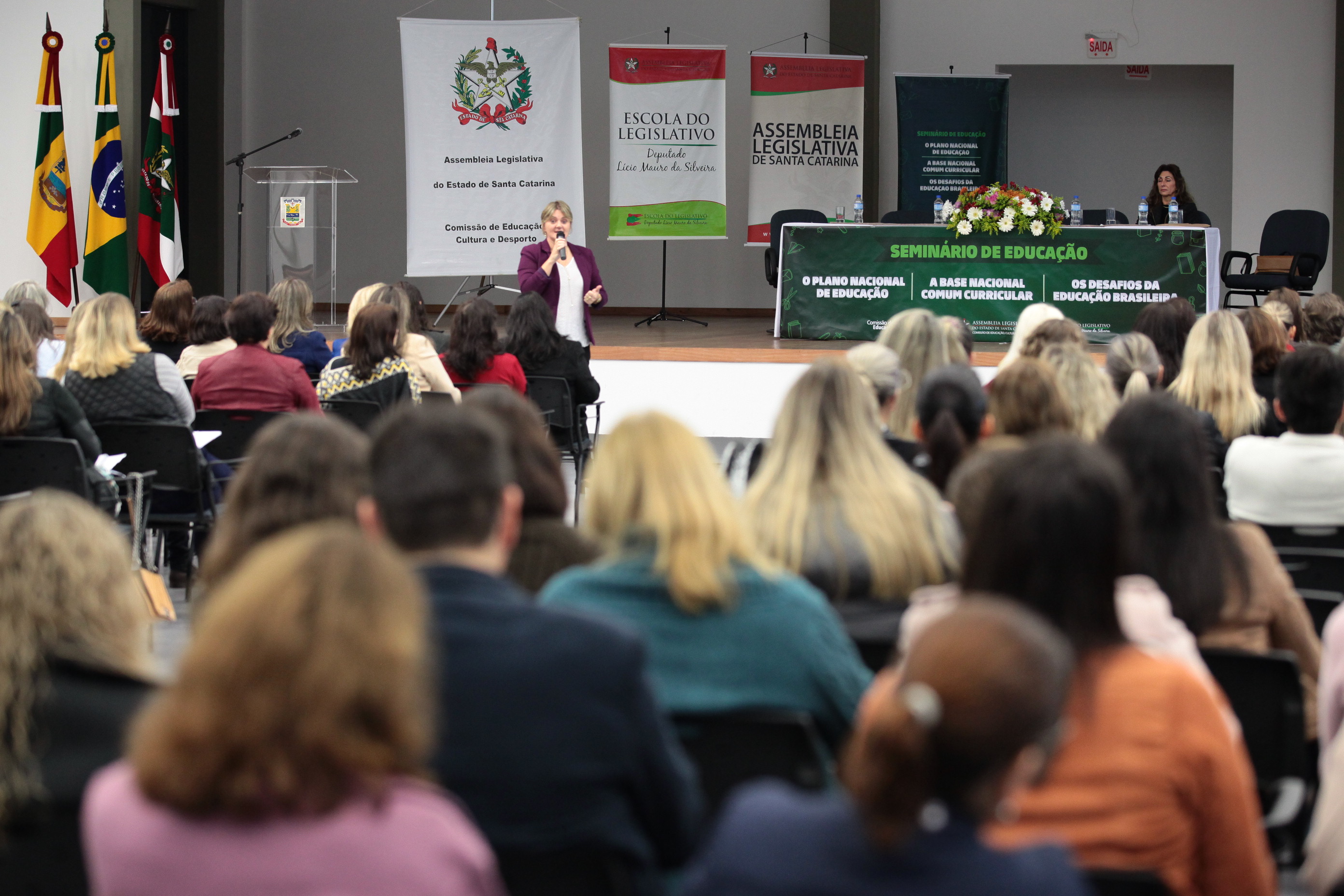 Seminário OPME, a BNDCC e os Desafios da Educação Brasileira - Turvo SC - Deputada Luciane Carminatti (PT)