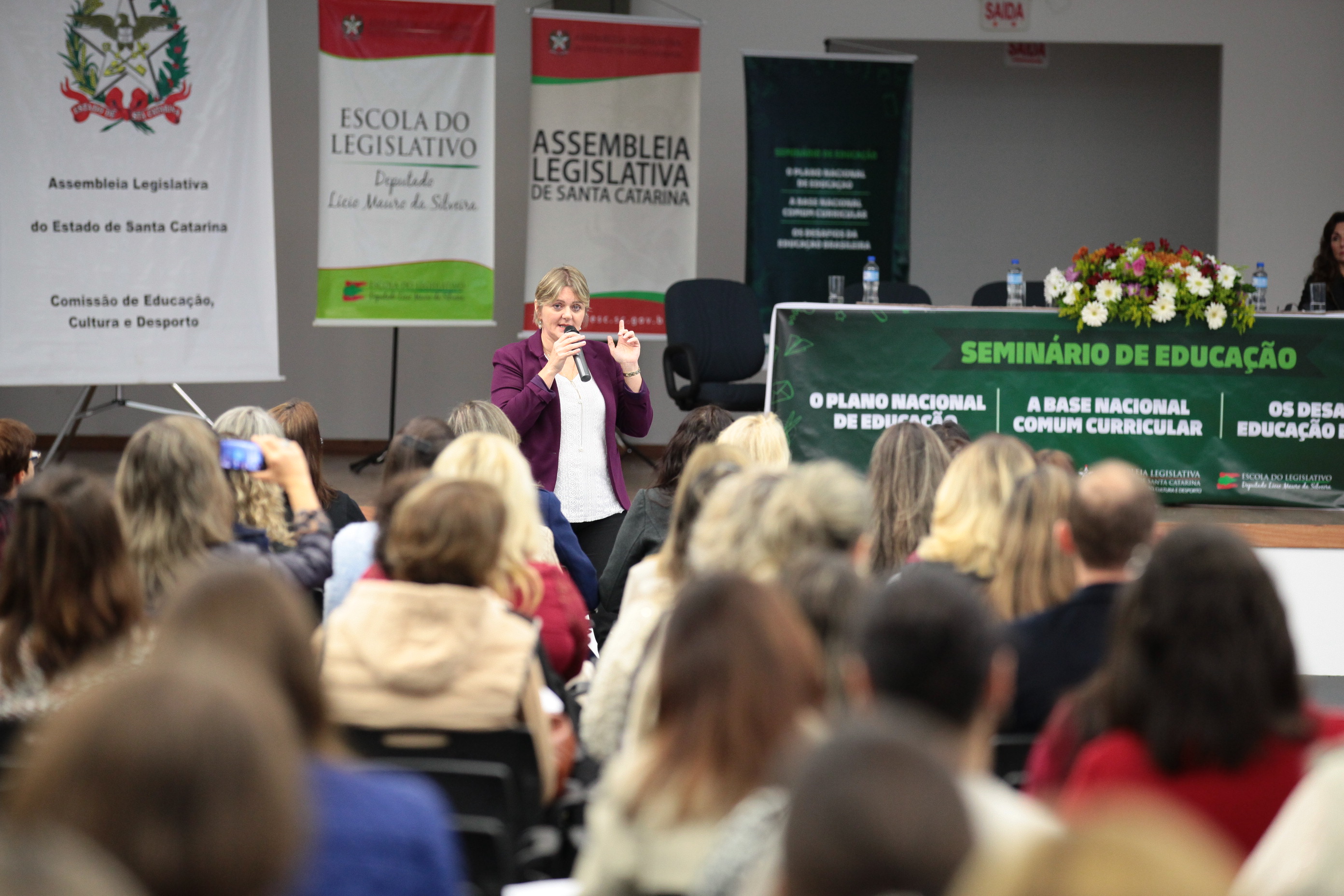 Seminário OPME, a BNDCC e os Desafios da Educação Brasileira - Turvo SC - Deputada Luciane Carminatti (PT)