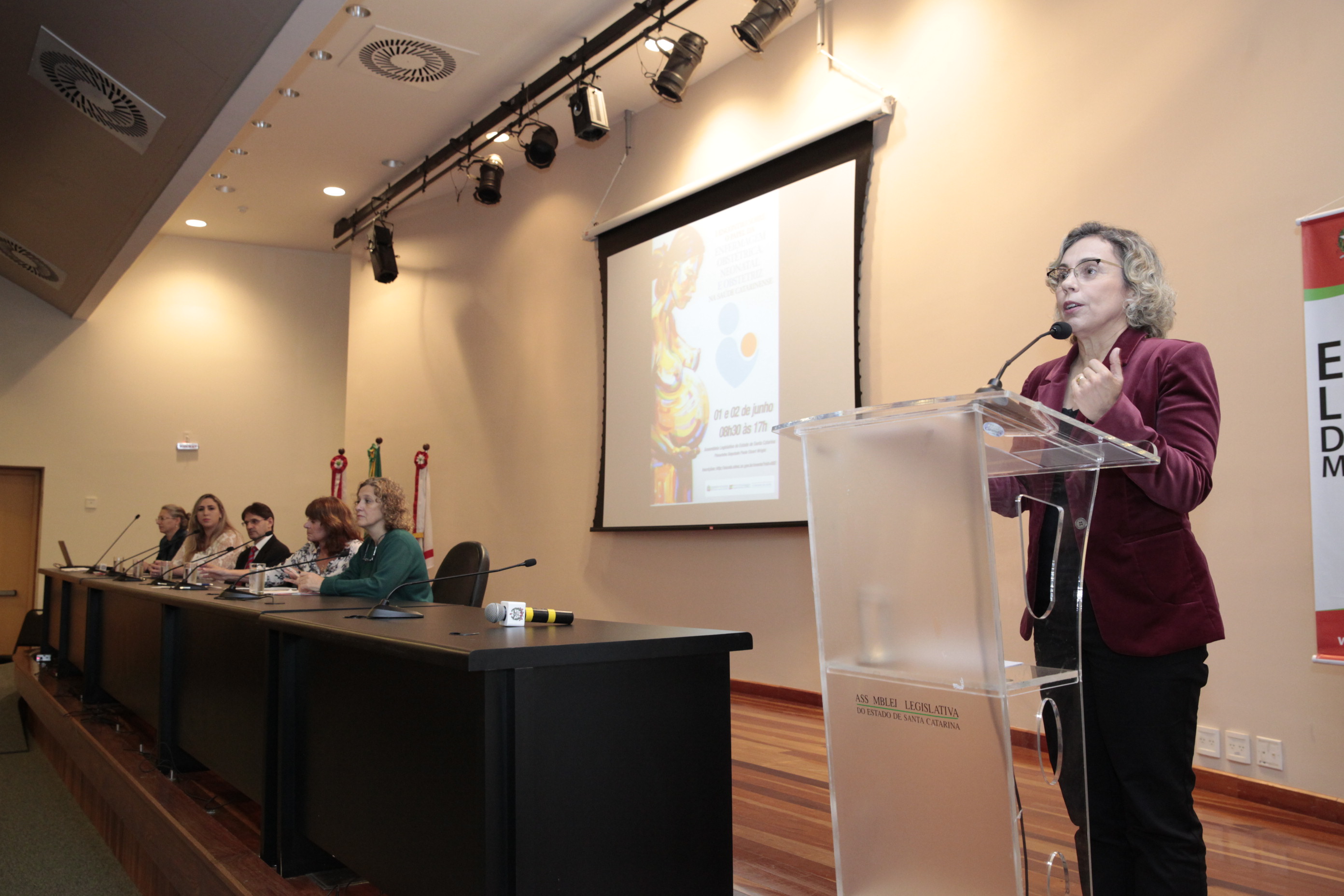 1º Encontro da Associação de Enfermeiros Obstetras, Neonatais , e Obstetrizes de SC