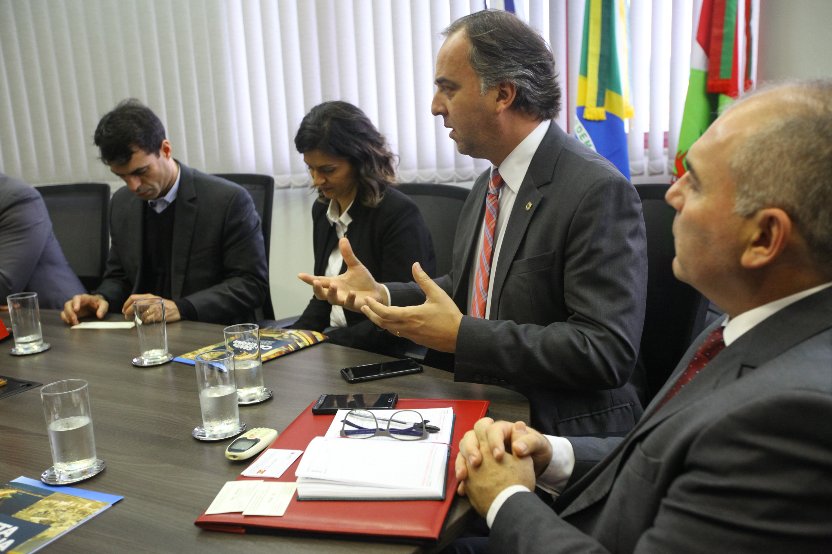 Comitiva chinesa visita Centro Administrativo. Foto: Karina Ferreira / Agência AL