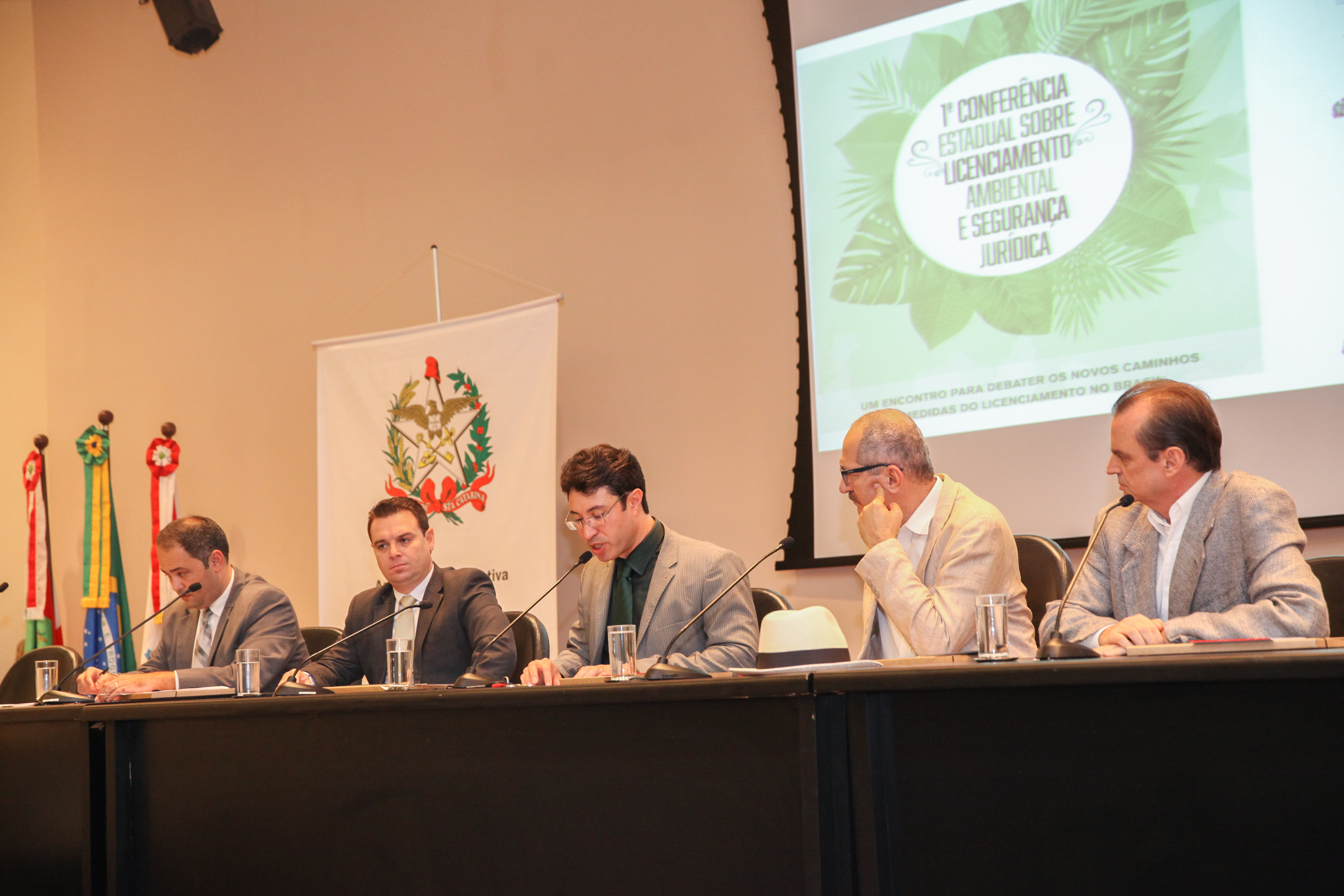 1ª Conferência Estadual sobre Licenciamento Ambiental e Segurança Jurídica. Foto: Karina Ferreira / Agência AL.