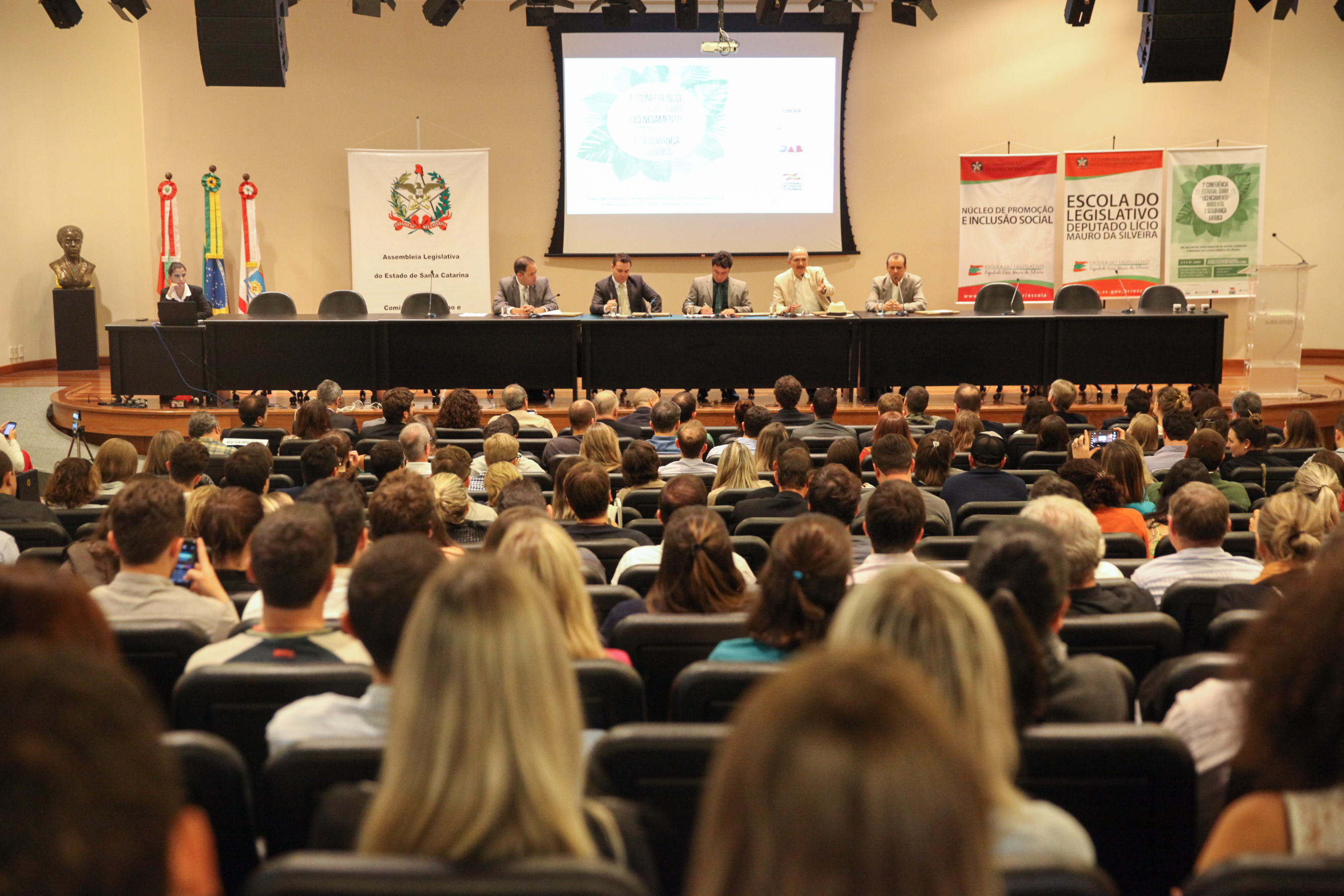 1ª Conferência Estadual sobre Licenciamento Ambiental e Segurança Jurídica. Foto: Karina Ferreira / Agência AL.