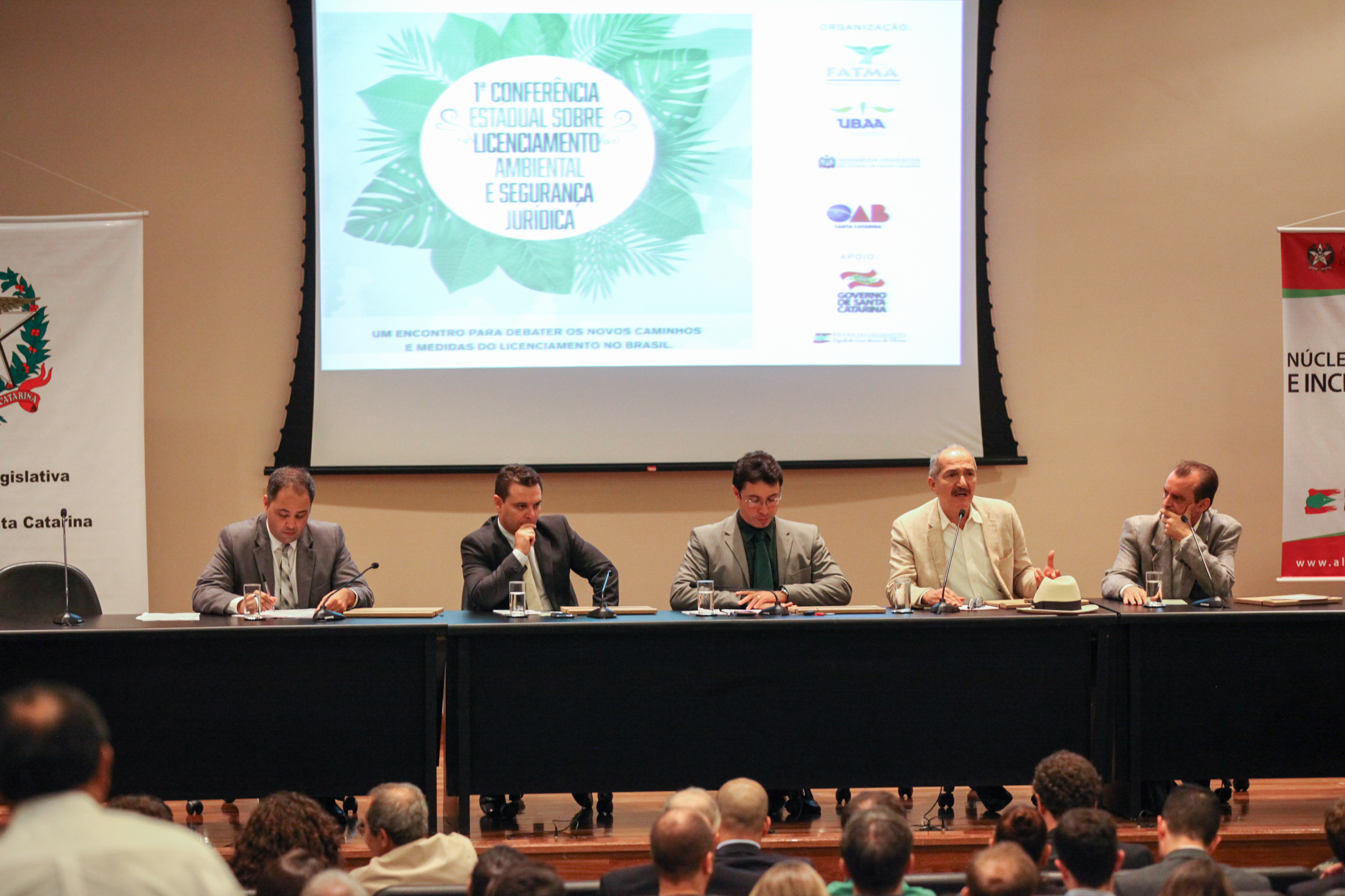 1ª Conferência Estadual sobre Licenciamento Ambiental e Segurança Jurídica. Foto: Karina Ferreira / Agência AL.
