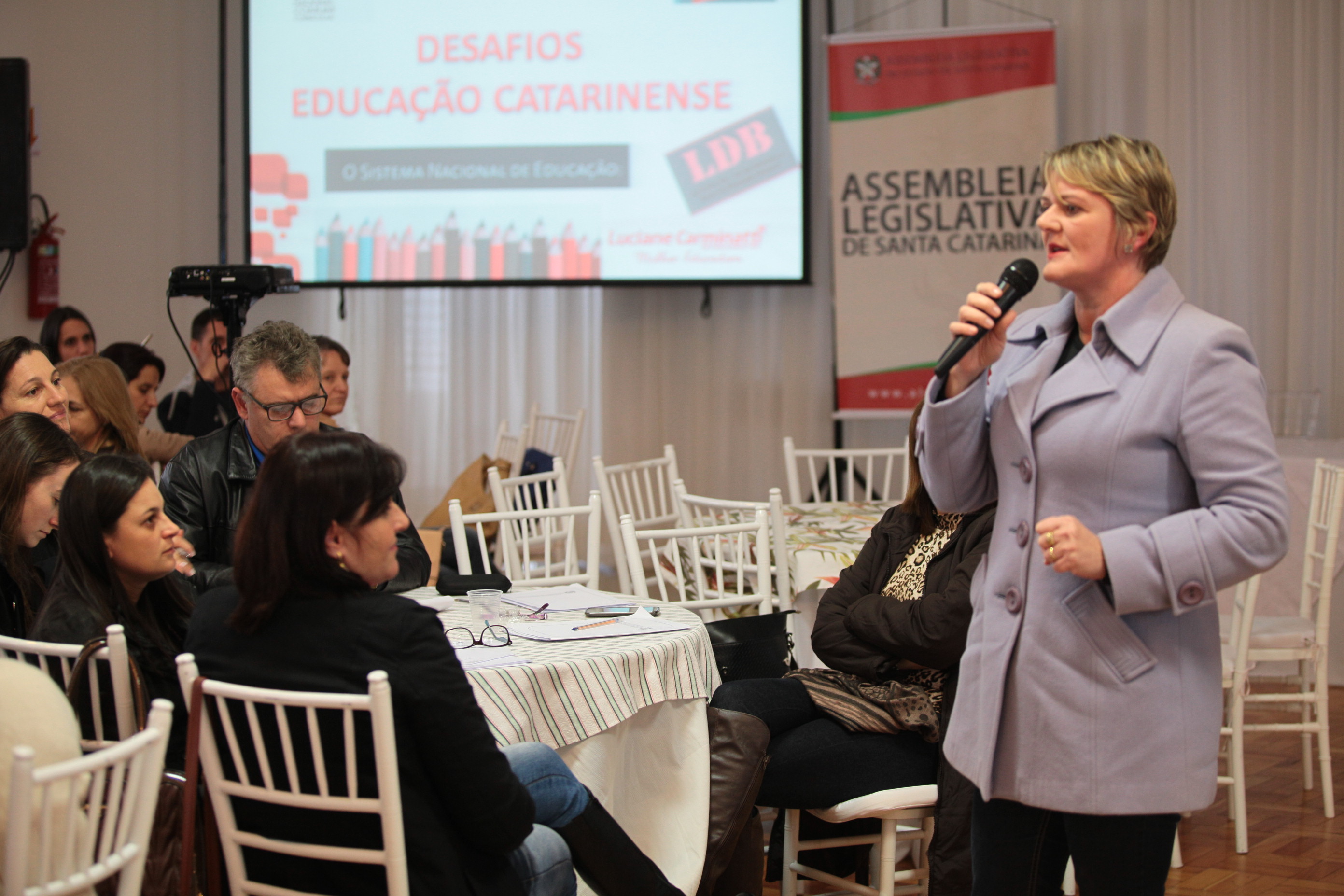 Seminário Estadual de Educação - São Miguel do Oeste - Deputada Luciane Carminatti (PT)