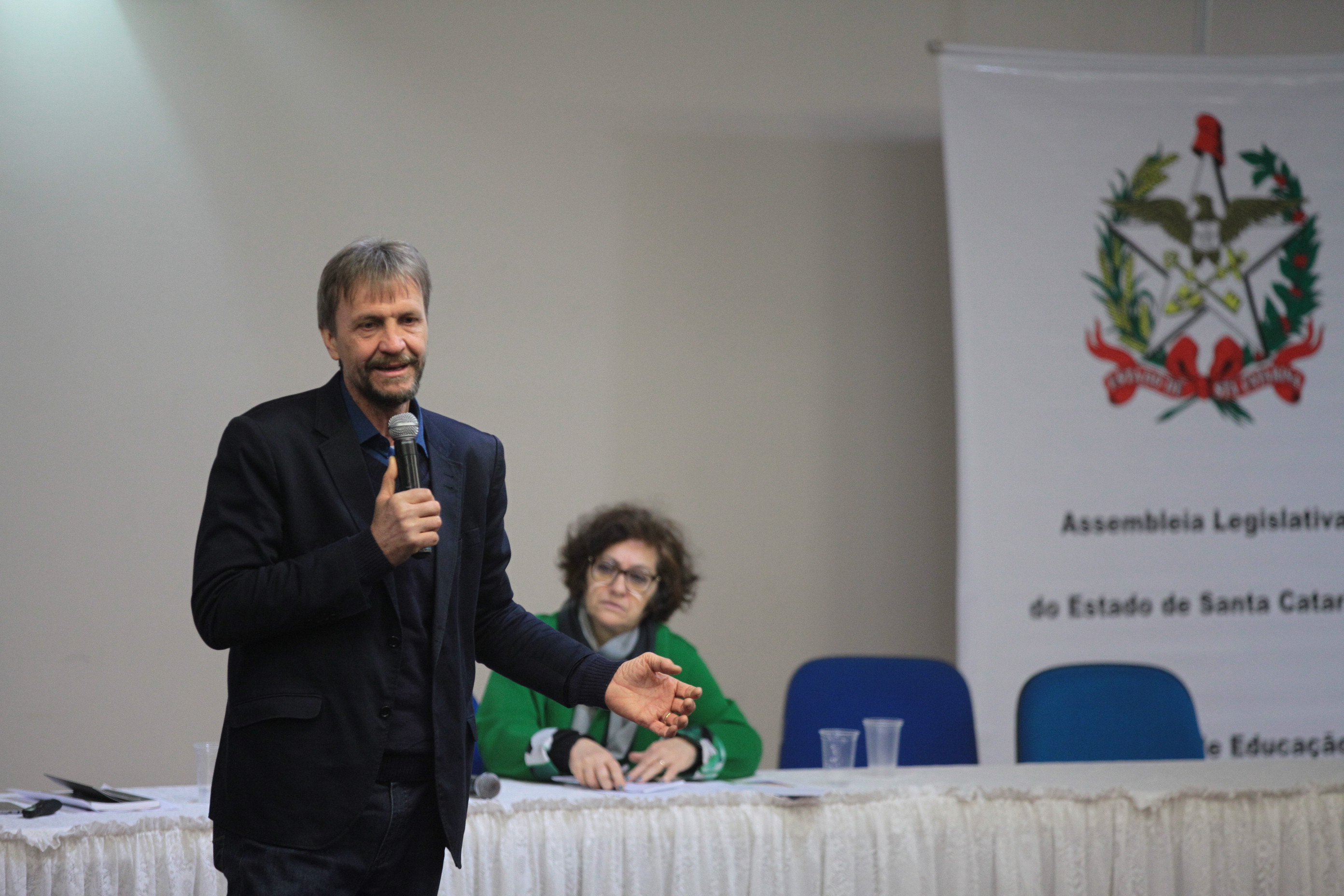 Seminário Estadual de Educação - Deputado federal PedroUksai (PT)