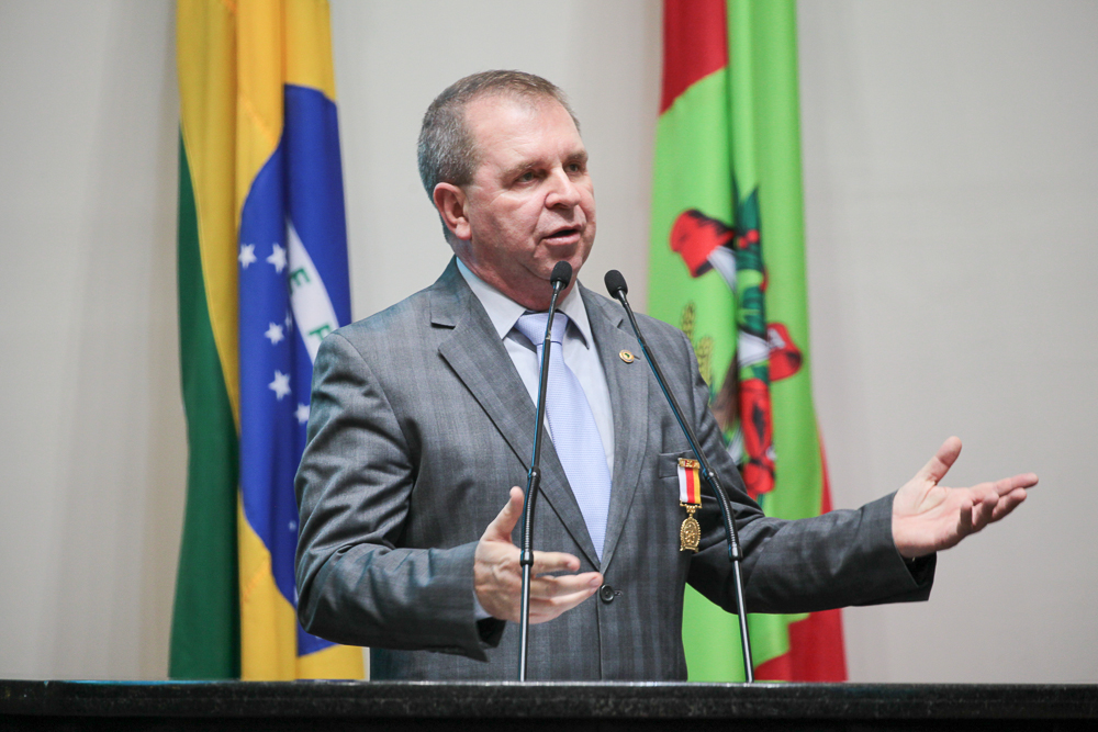 Sessão Ordinária. Deputado Maurício Eskudlark (PR)  - Foto: Miriam Zomer / Agência AL
