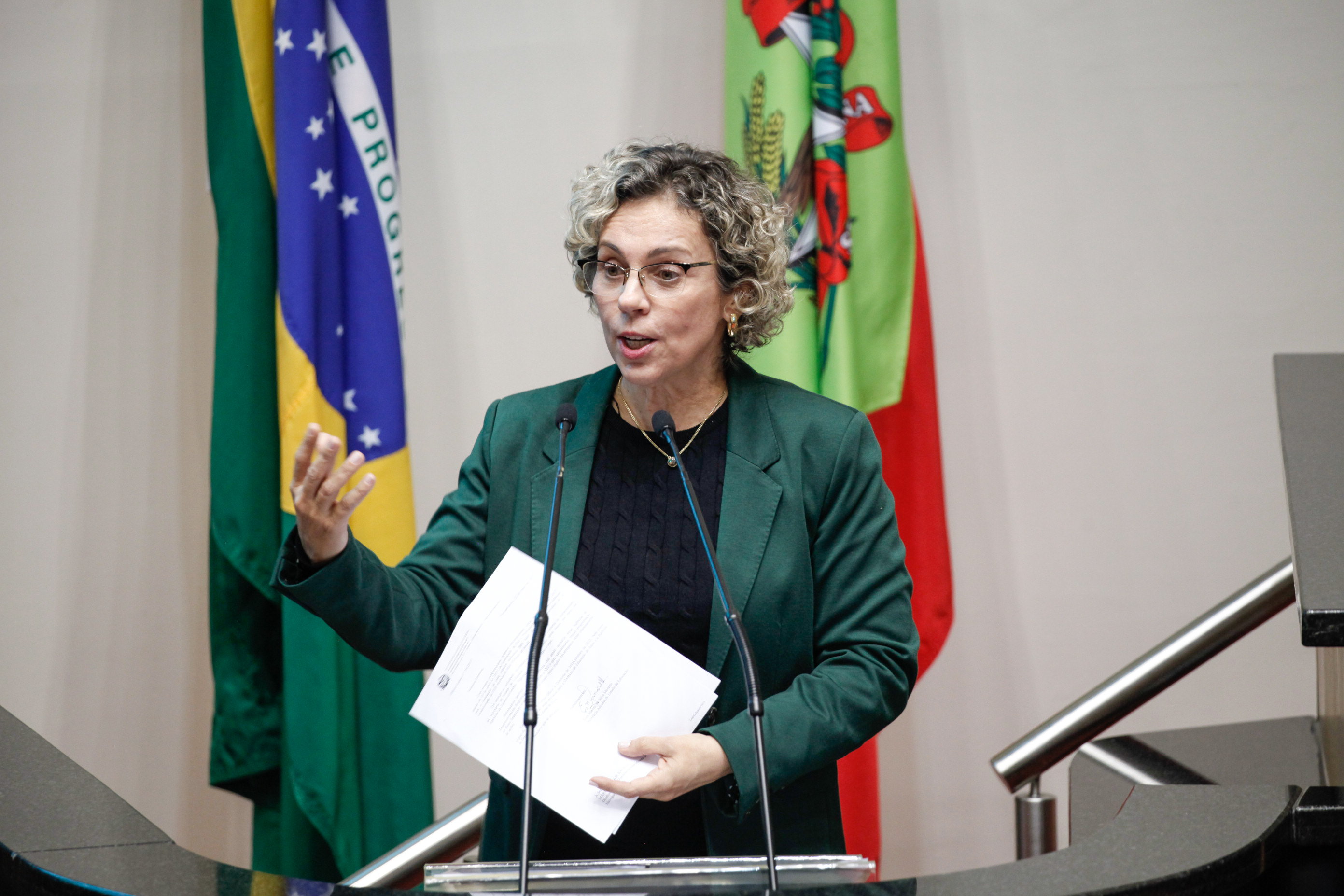Sessão Ordinária. Deputada Ana Paula Lima (PT). Foto: Karina Ferreira / Agência AL