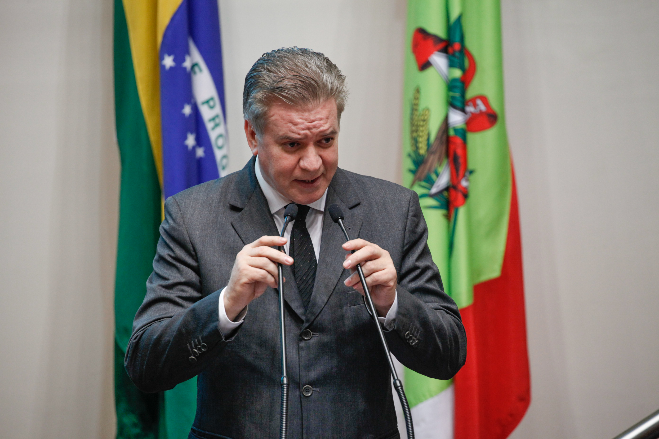 Sessão Ordinária. Deputado César Valduga (PCdoB). Foto: Karina Ferreira / Agência AL