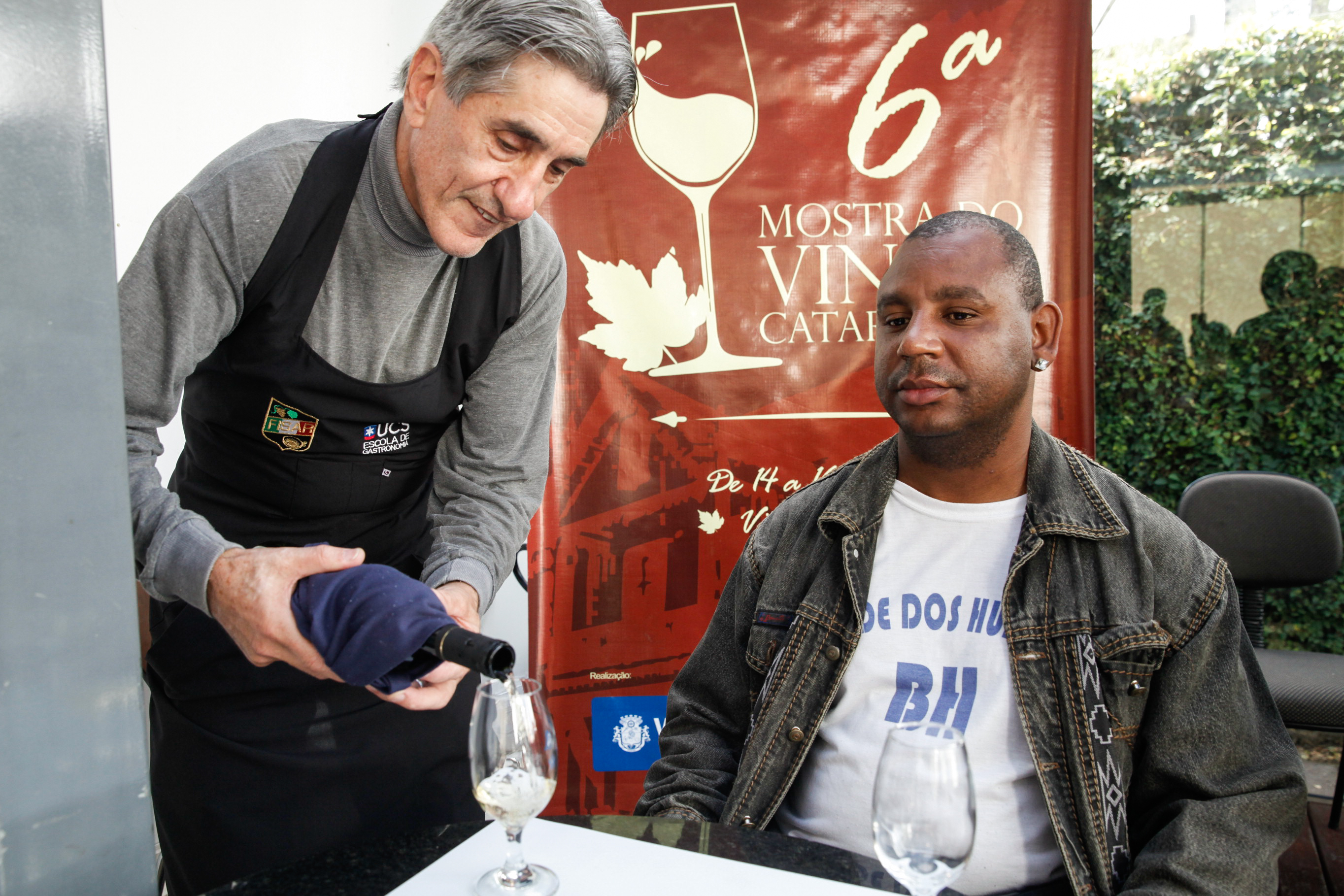 Oficina de Degustação da 6º Mostra do Vinho Catarinense.