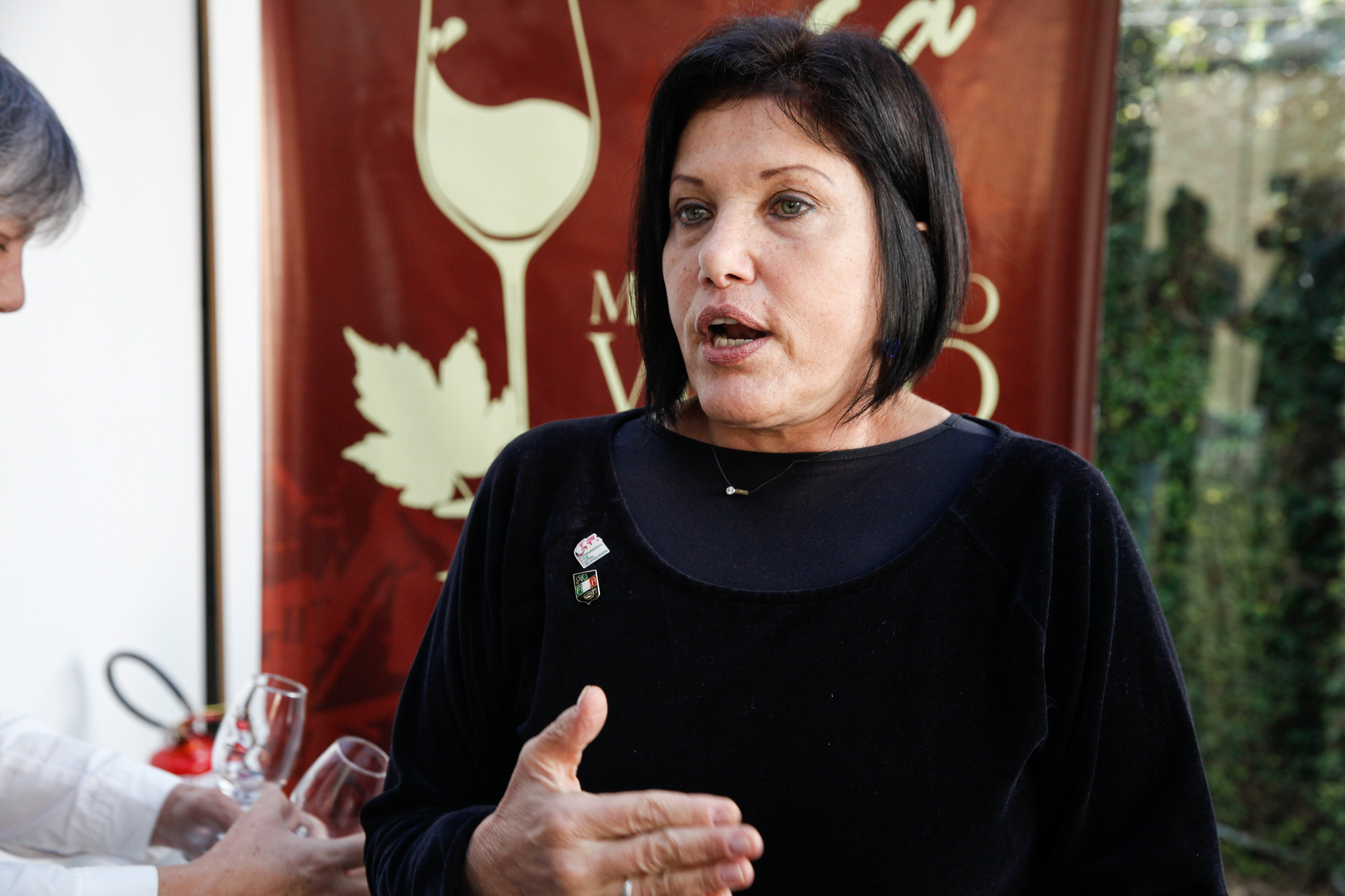 Sommelier Márcia Maluf Palgi. Oficina de Degustação da 6º Mostra do Vinho Catarinense.