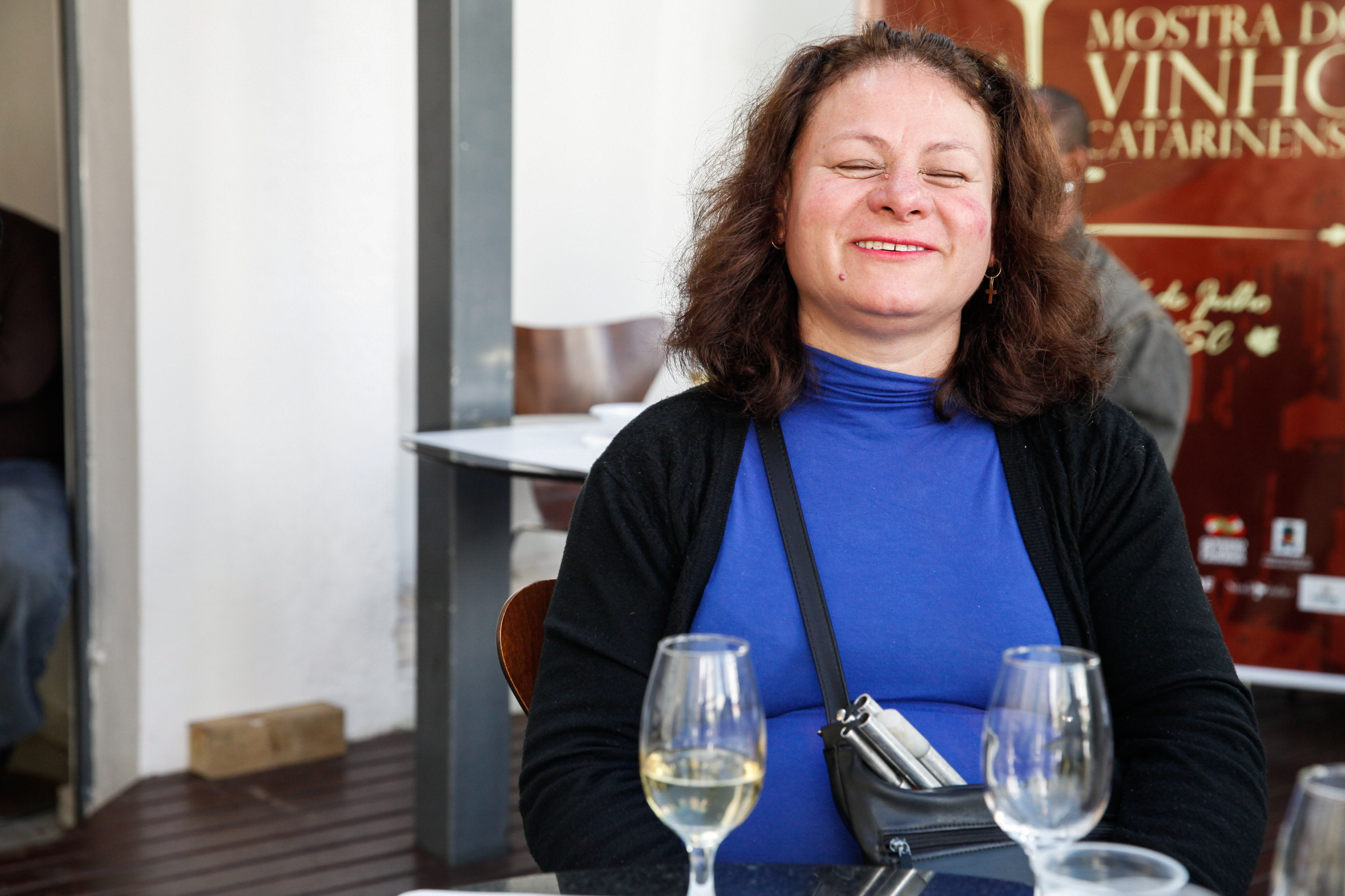 Oficina de Degustação da 6º Mostra do Vinho Catarinense.