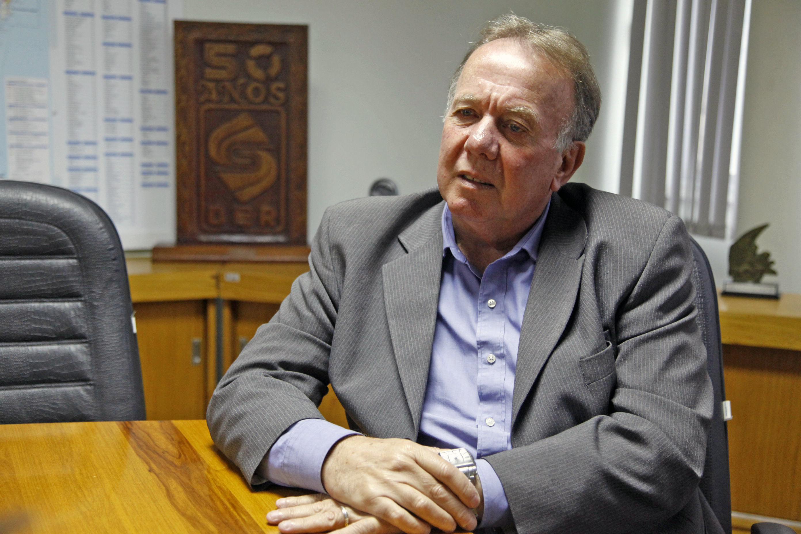 Presidente do Deinfra - Wanderley Agostini.