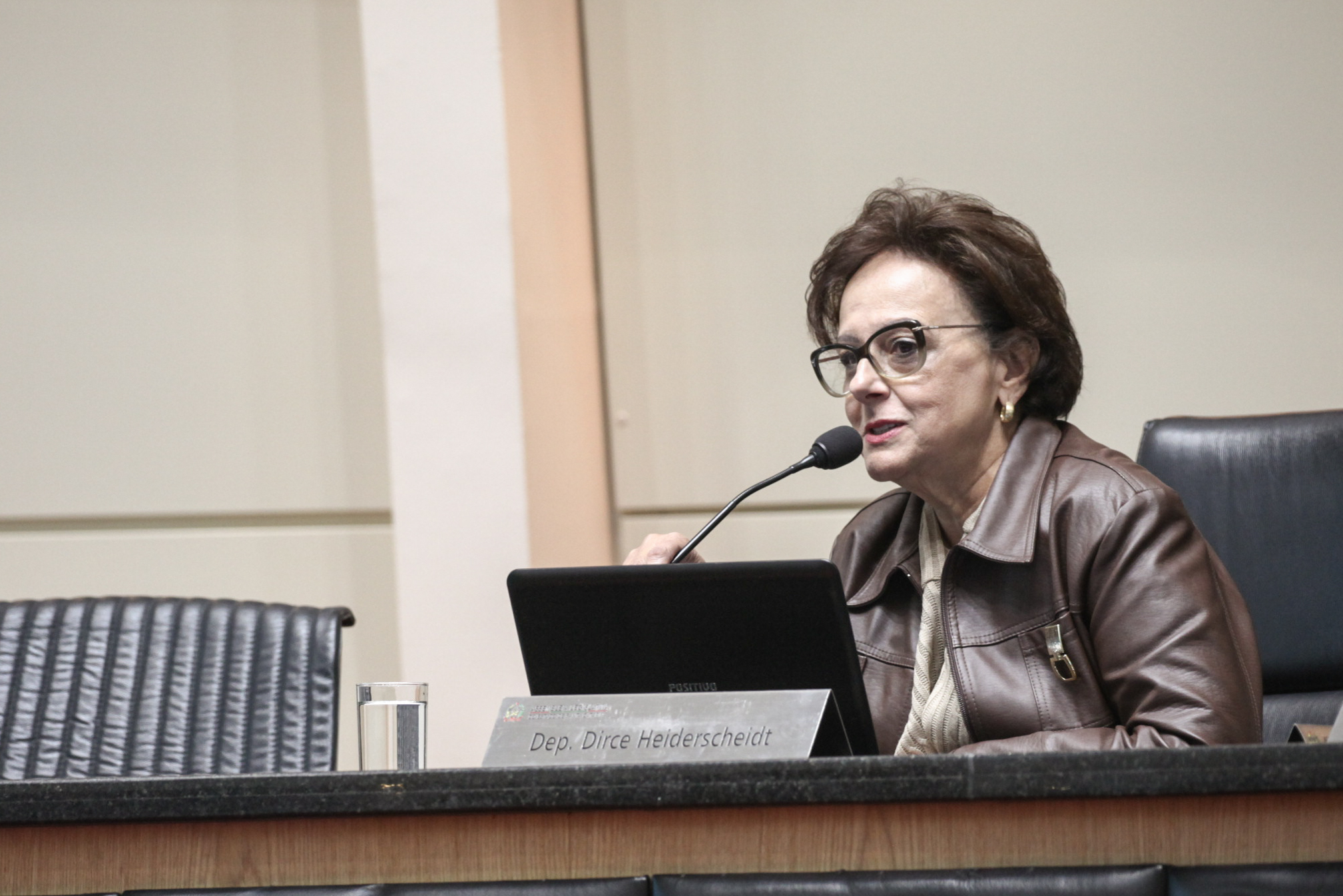 Deputada Dirce Heiderscheidt (PMDB). Sessão Ordinária. Foto: Karina Ferreira.