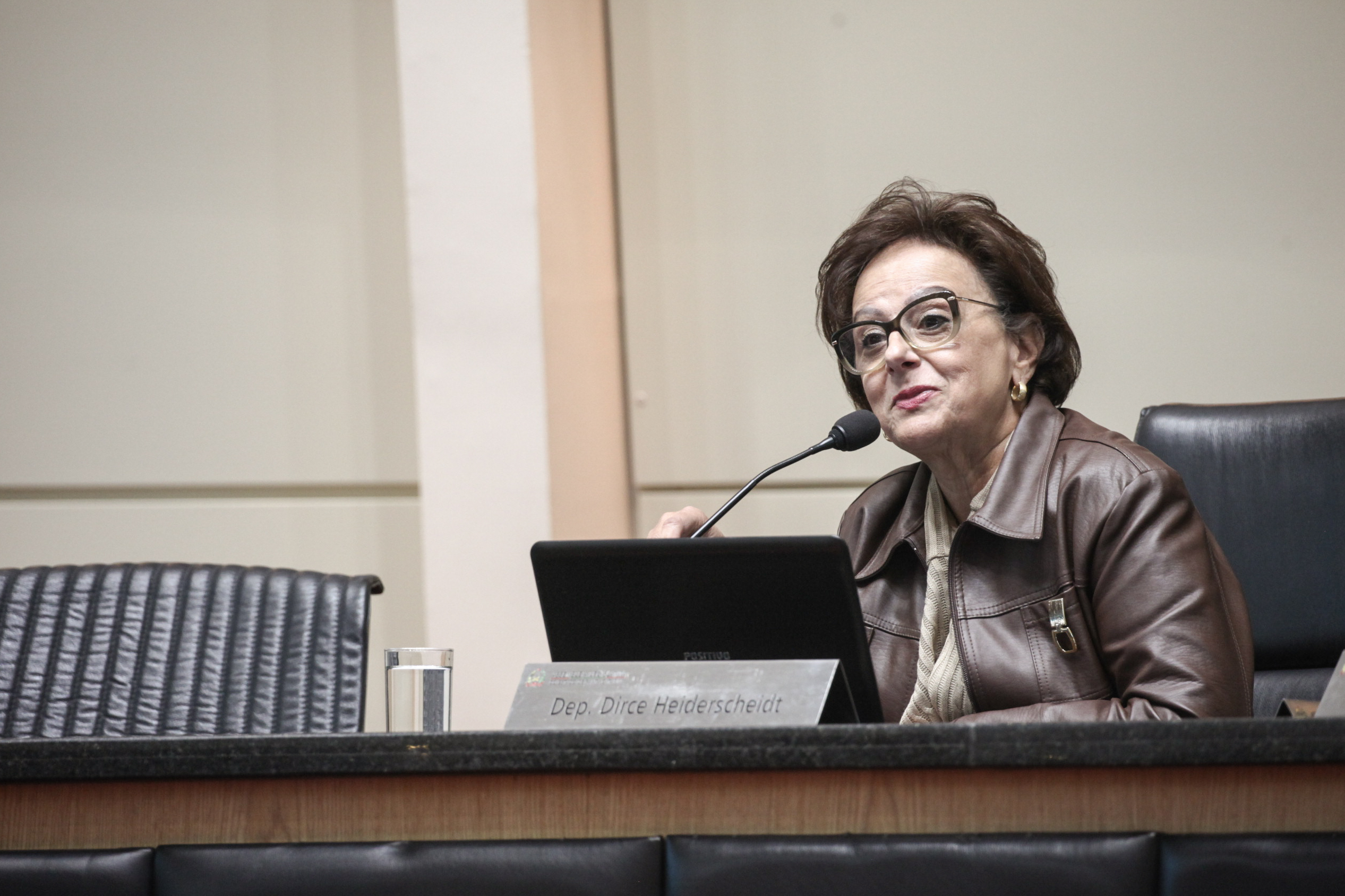 Deputada Dirce Heiderscheidt (PMDB). Sessão Ordinária. Foto: Karina Ferreira.