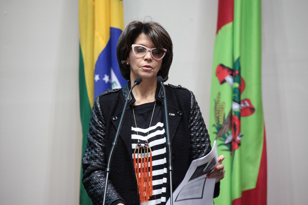 Presidente da CDL Lages, Rosani Pocai - Foto: Miriam Zomer.